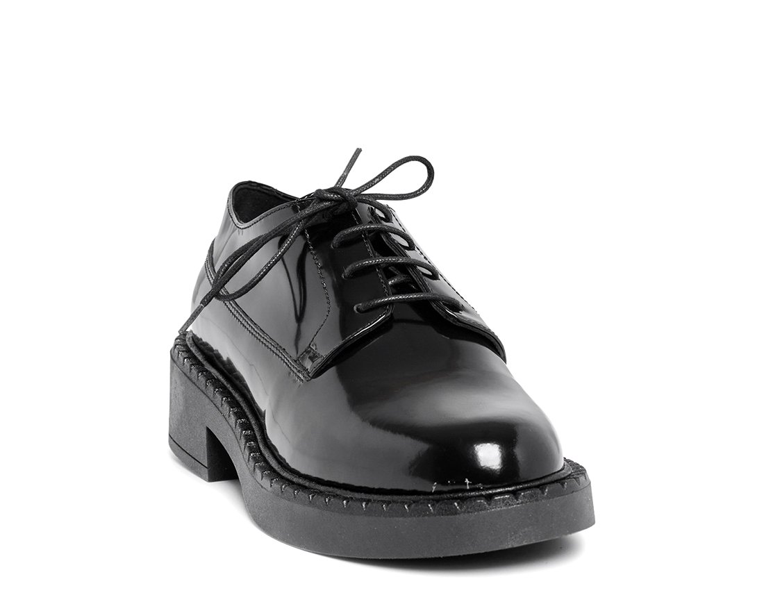 Черные кожаные полуботинки - Image 2 of 4