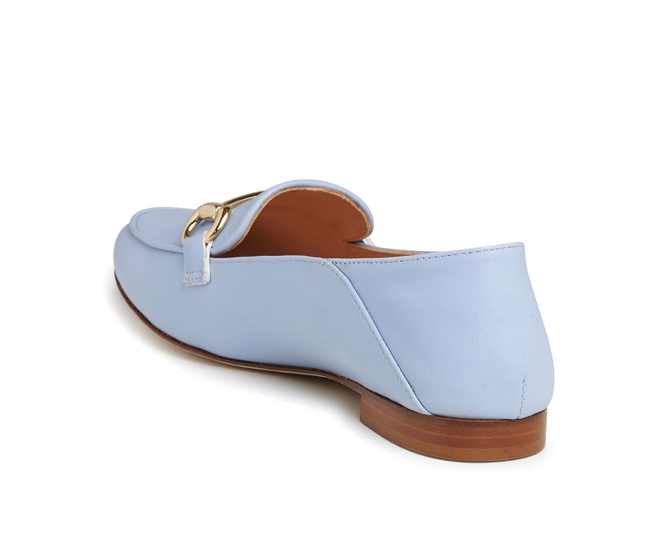 Голубые кожаные лоферы - Image 3 of 5