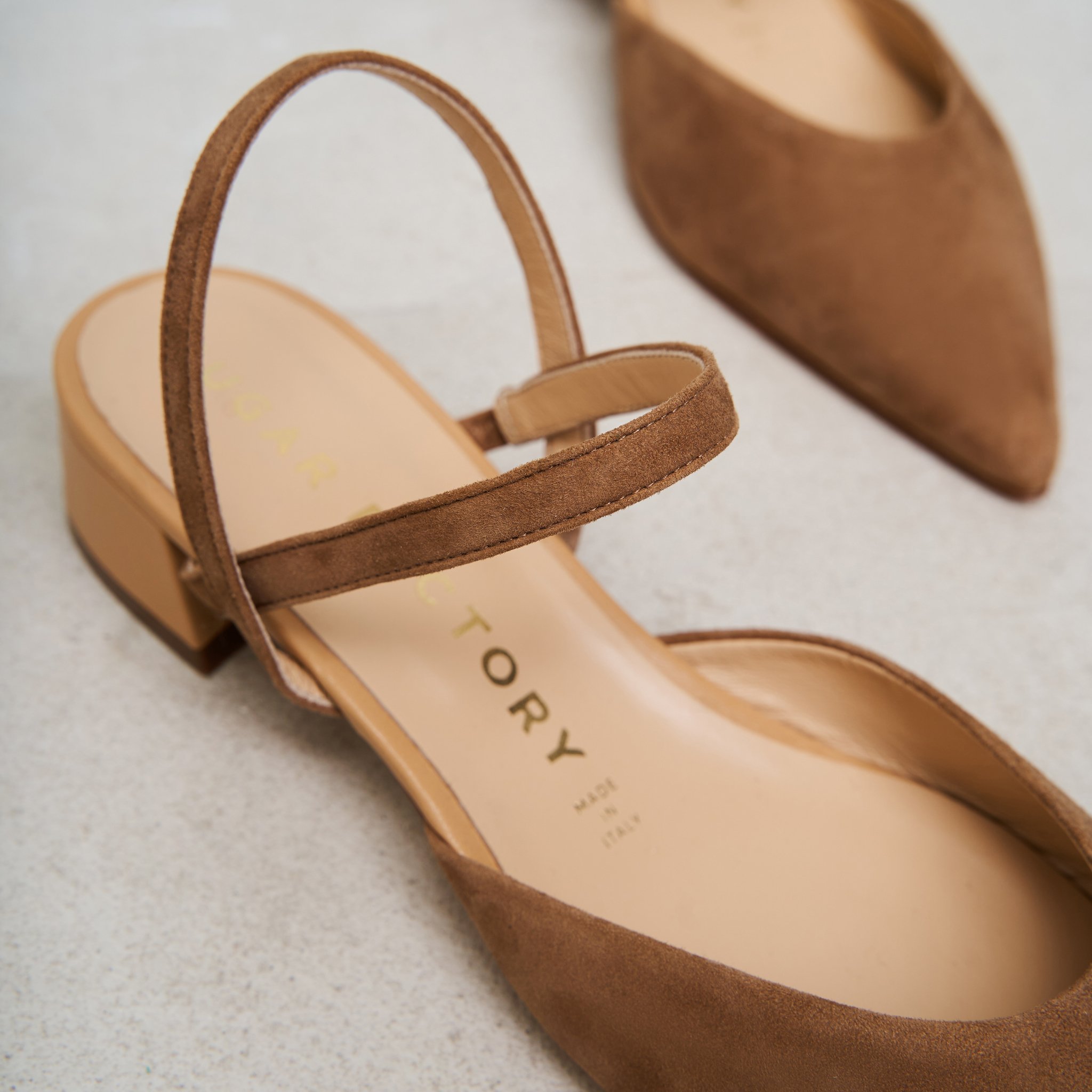 Коричневые замшевые туфли - Image 4 of 5