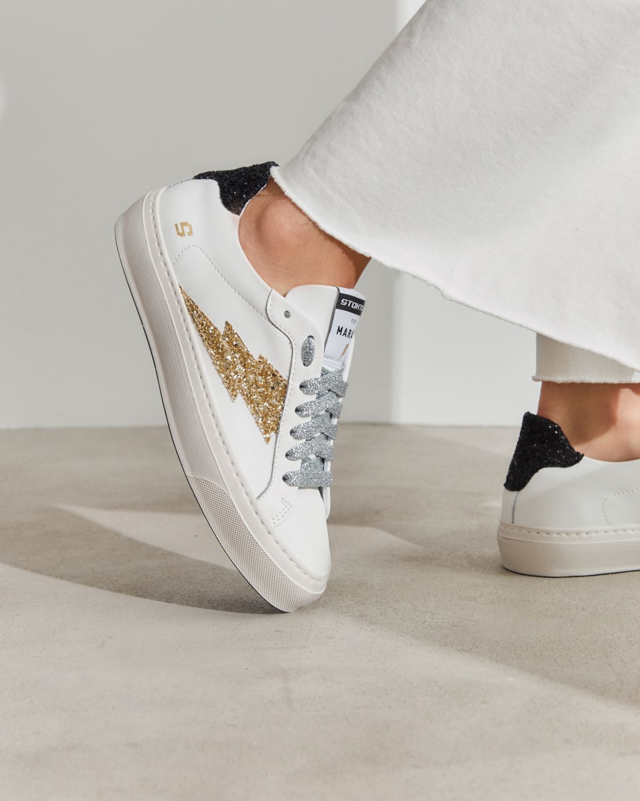 Белые кожаные кеды - Image 5 of 7