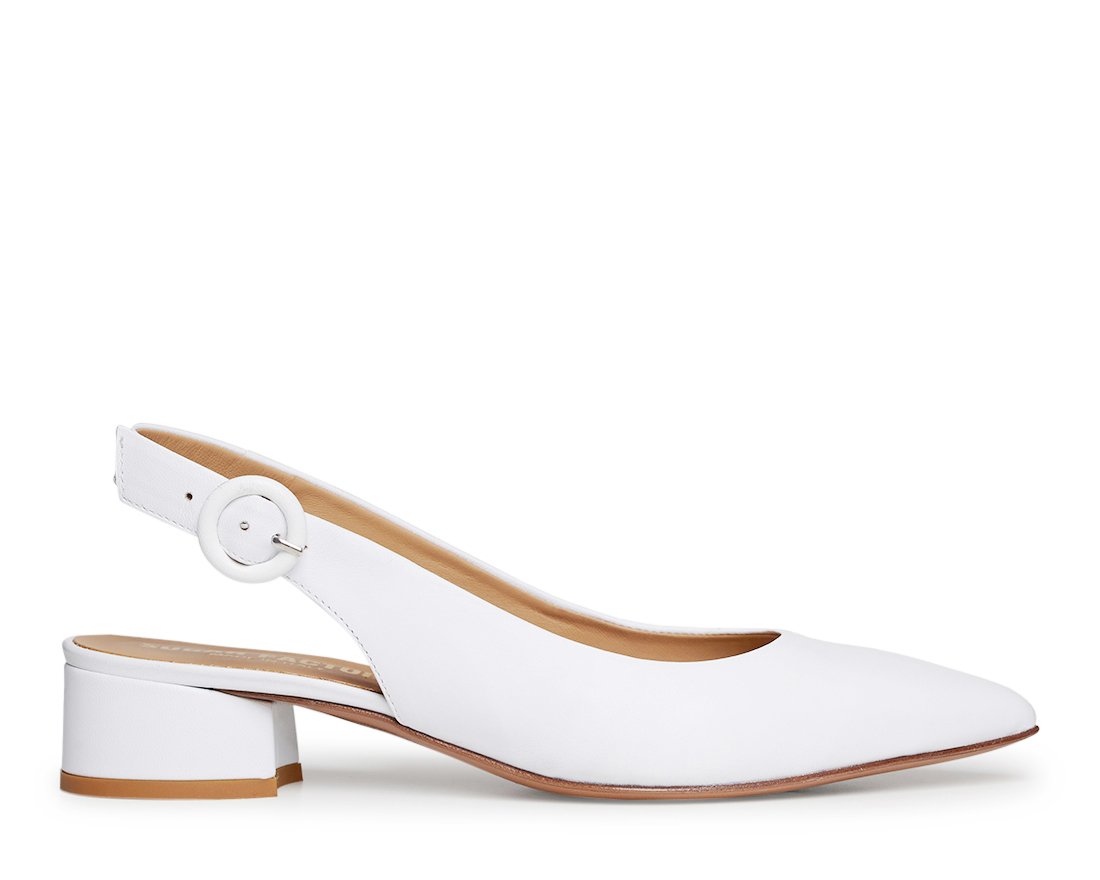Белые кожаные туфли - Main image