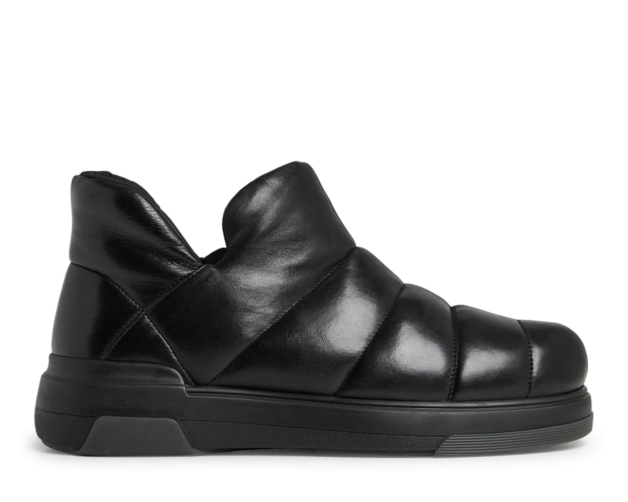 Черные кожаные полуботинки - Main image