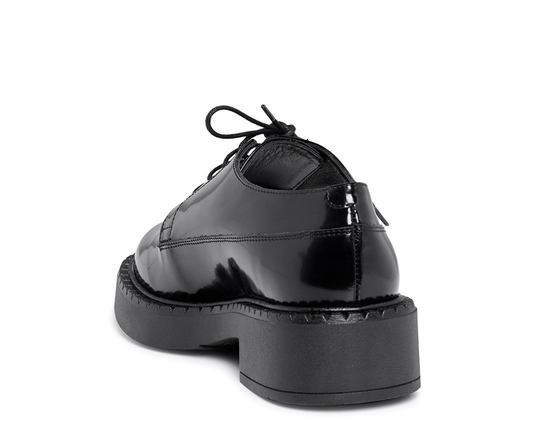 Черные кожаные полуботинки - Image 3 of 4