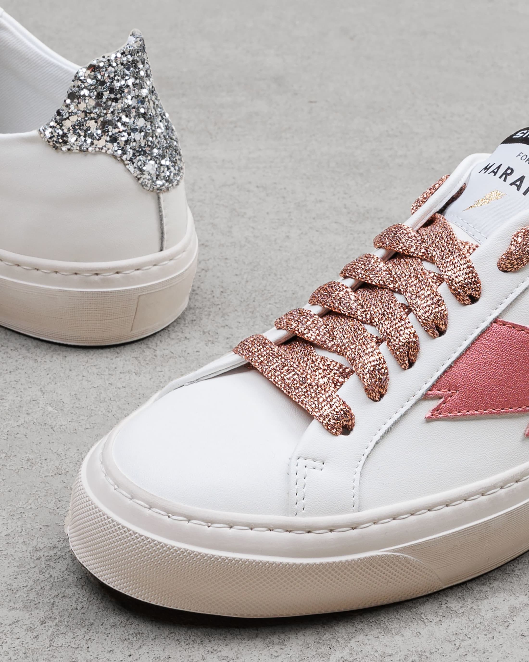 Белые кожаные кеды