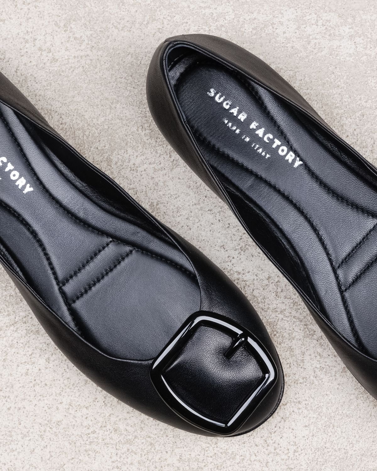 Черные кожаные балетки - Image 4 of 5