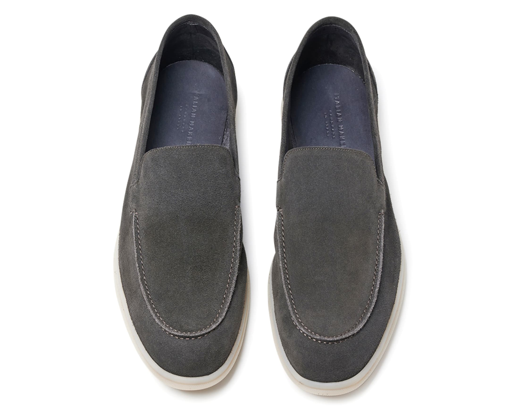 Мужские серые замшевые лоферы - Image 4 of 4