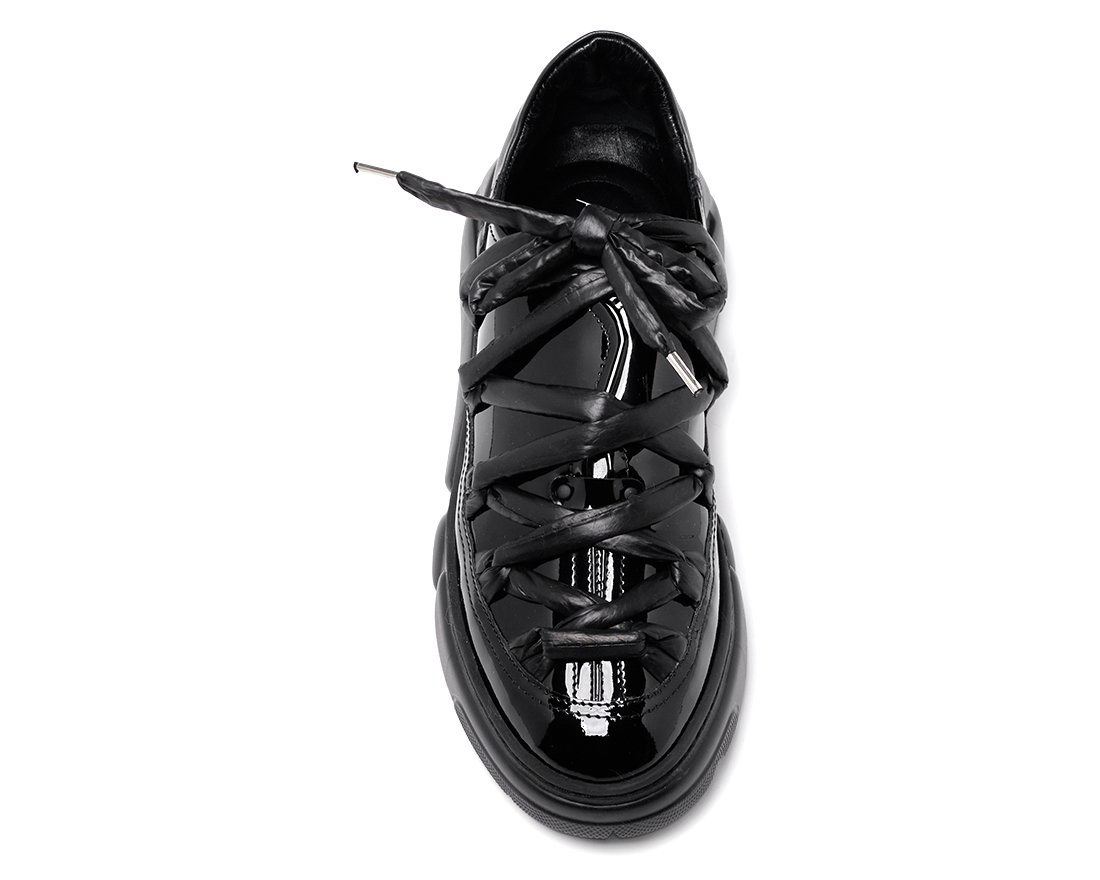 Черные лаковые кроссовки - Image 4 of 4