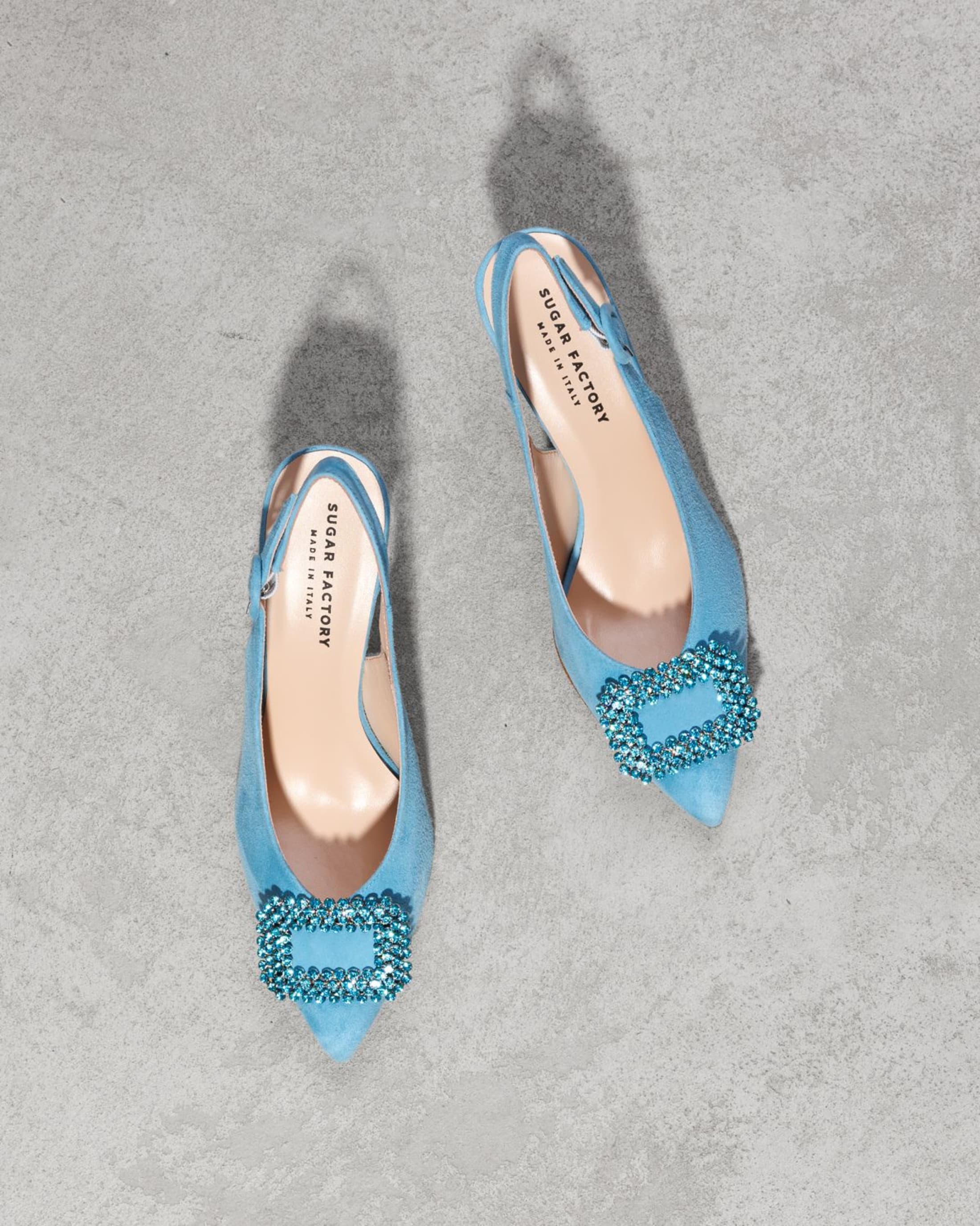 Голубые замшевые туфли - Image 2 of 8