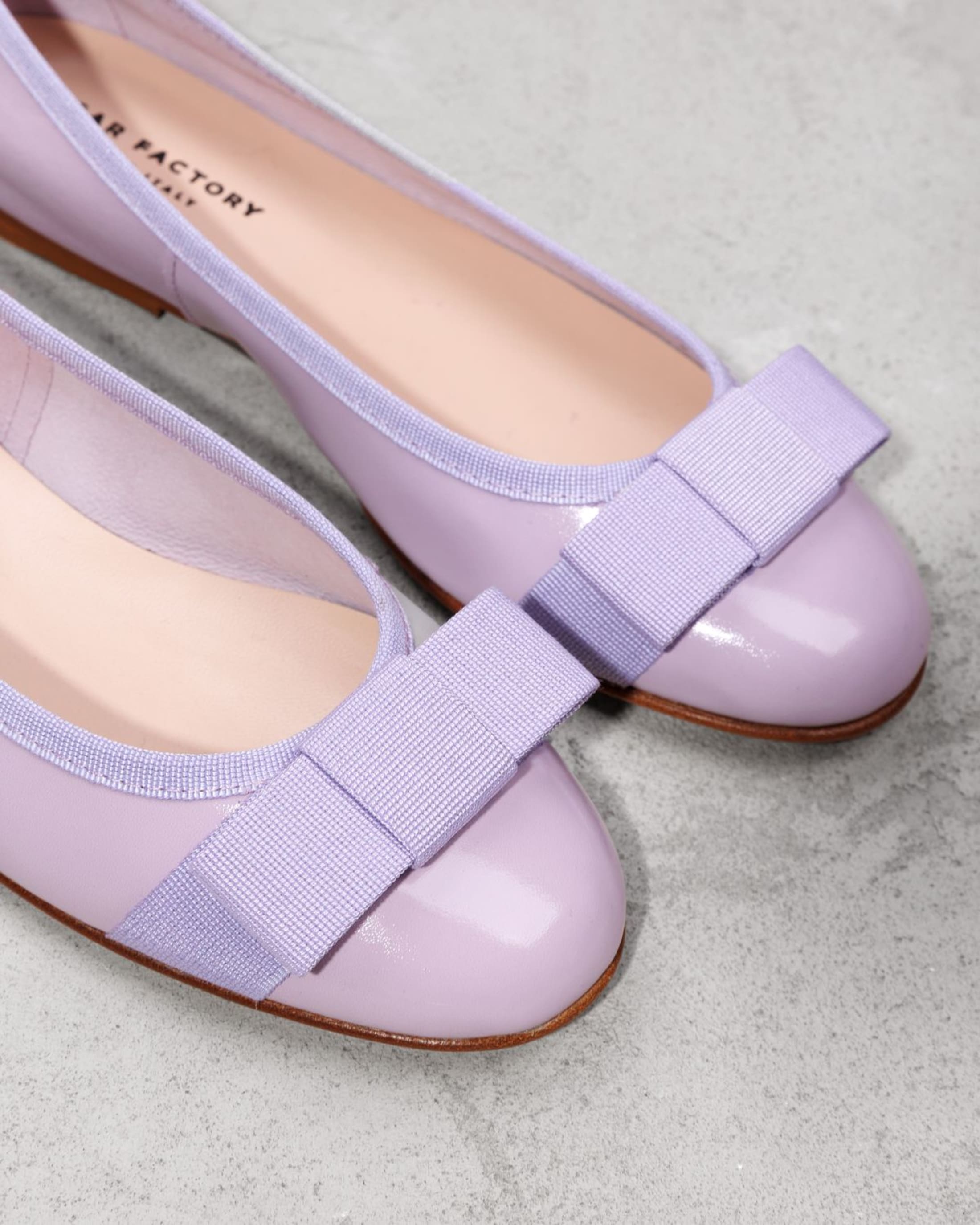 Лиловые кожаные балетки - Image 4 of 4