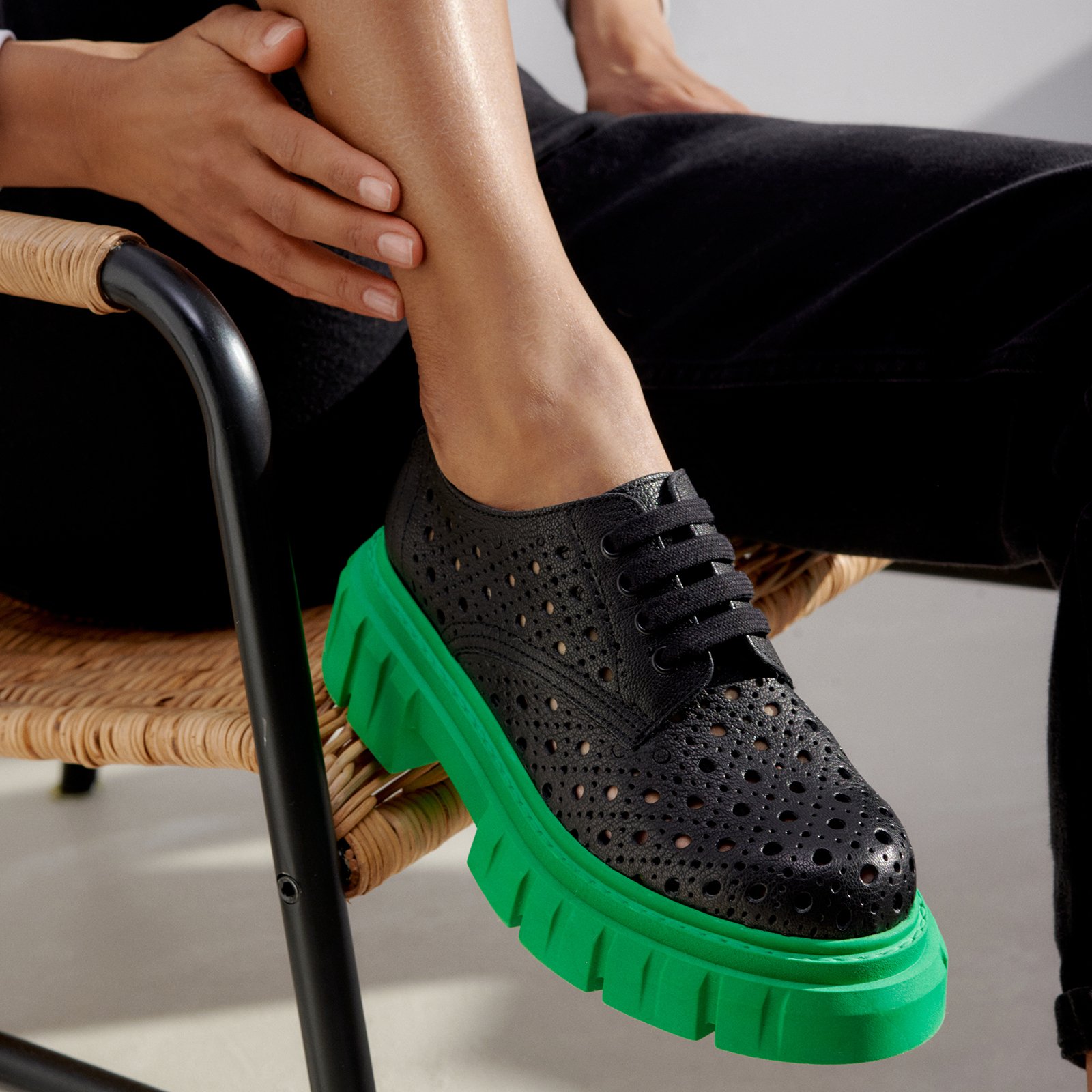 Черные кожаные лоферы - Image 5 of 5