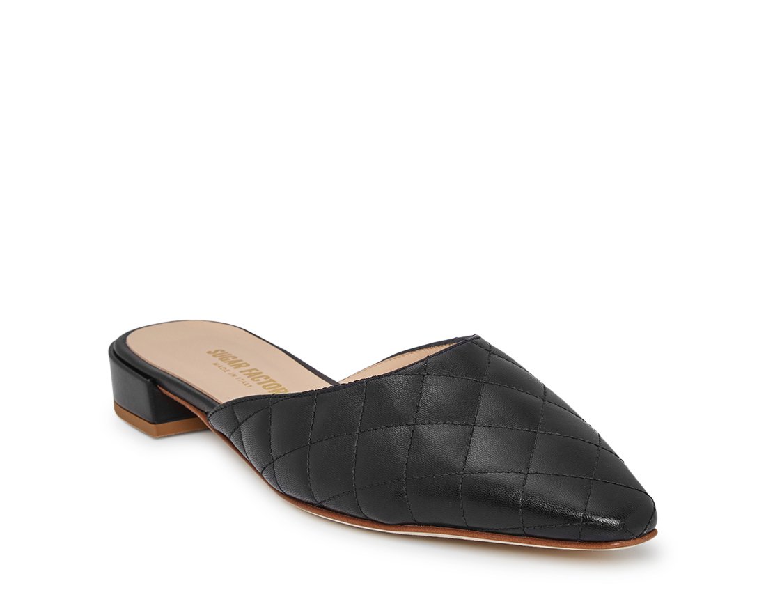 Черные кожаные слиперы - Image 2 of 4