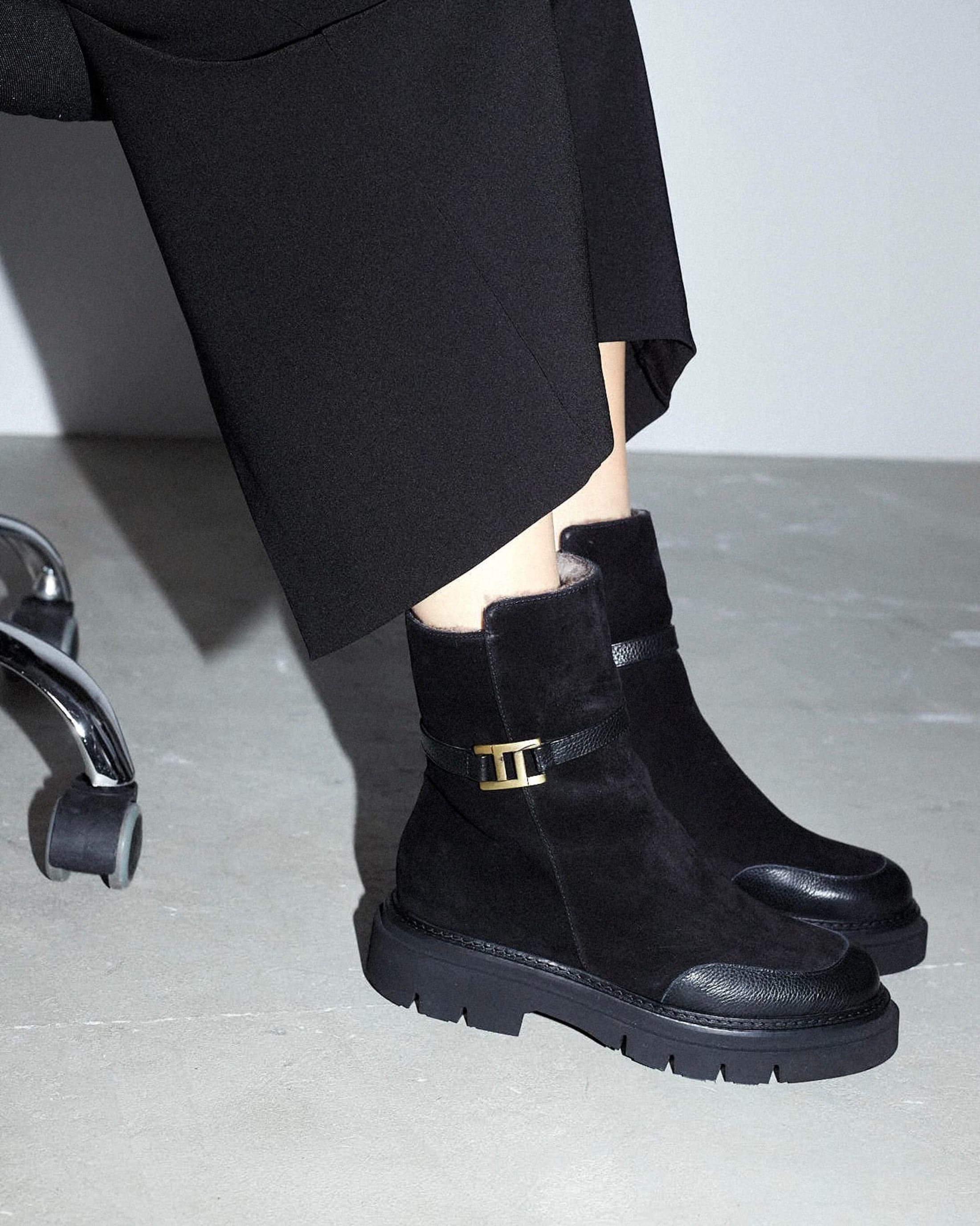 Зимние замшевые ботинки - Main image