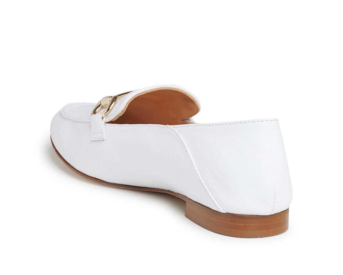 Белые кожаные лоферы - Image 3 of 5
