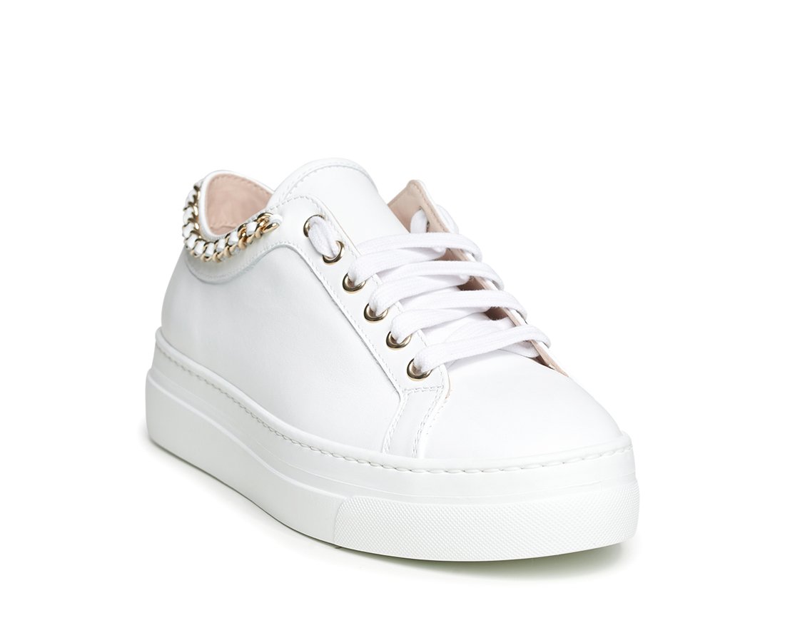 Белые кожаные кеды - Image 2 of 5