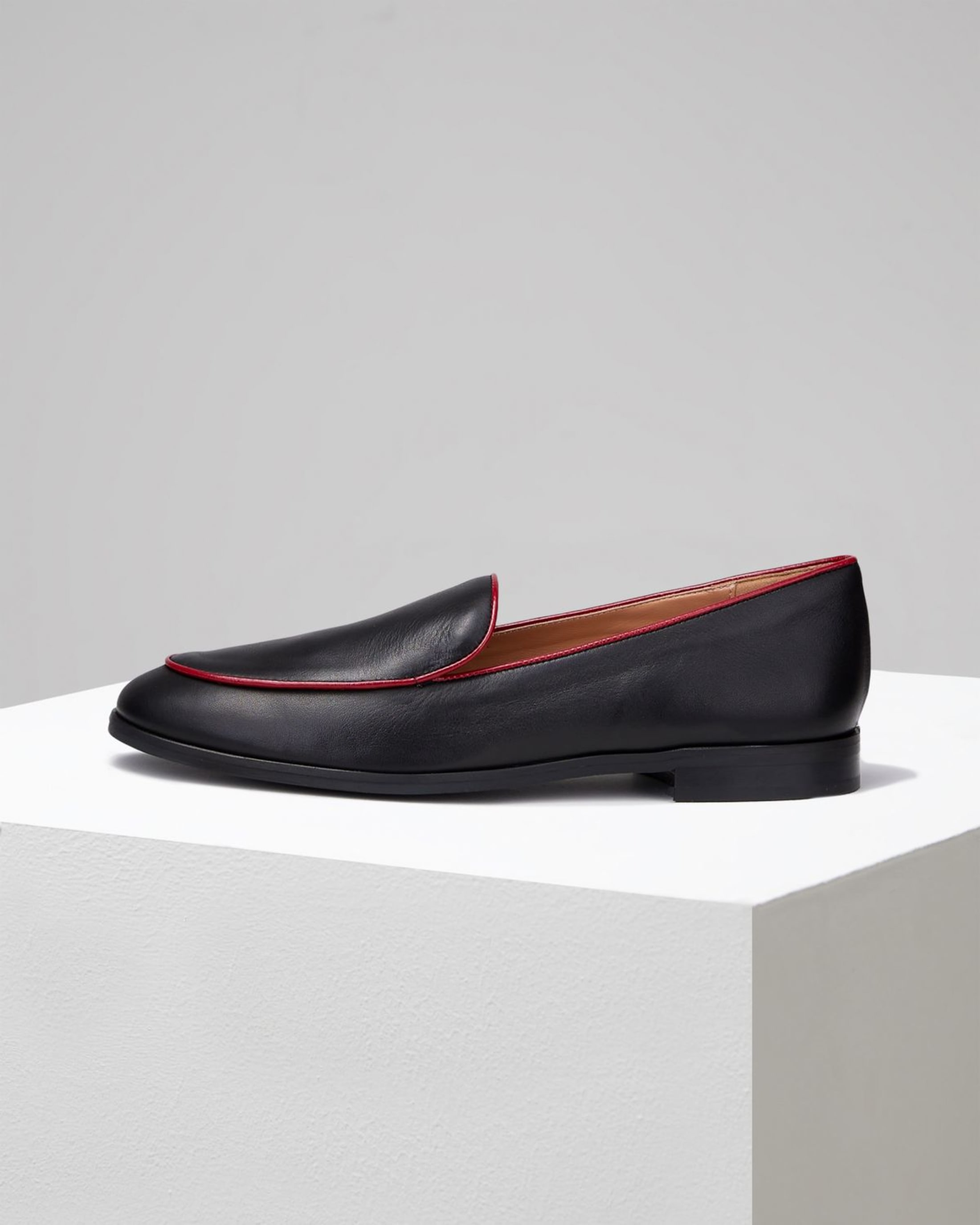 Черные кожаные лоферы - Main image