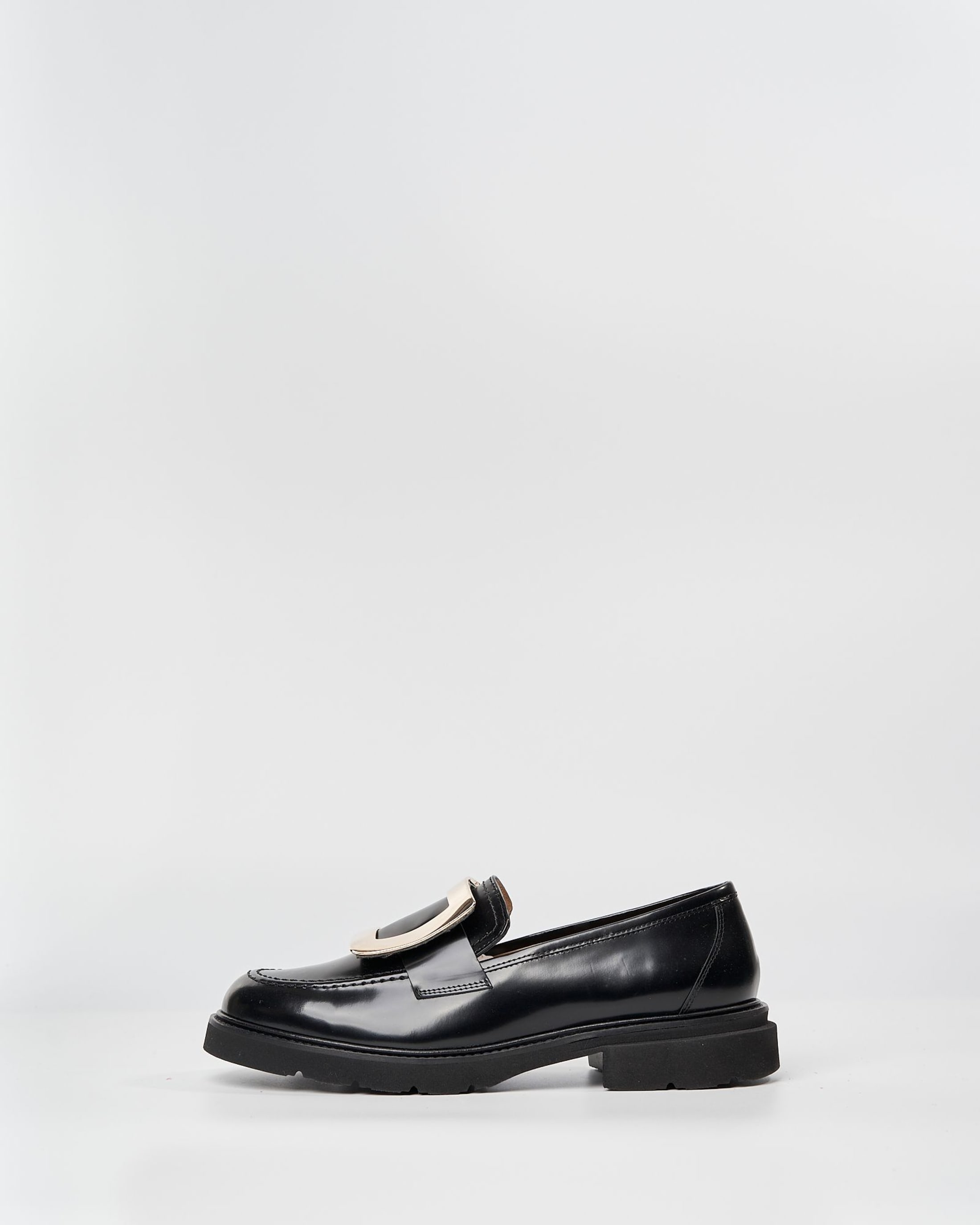 Черные кожаные лоферы - Main image