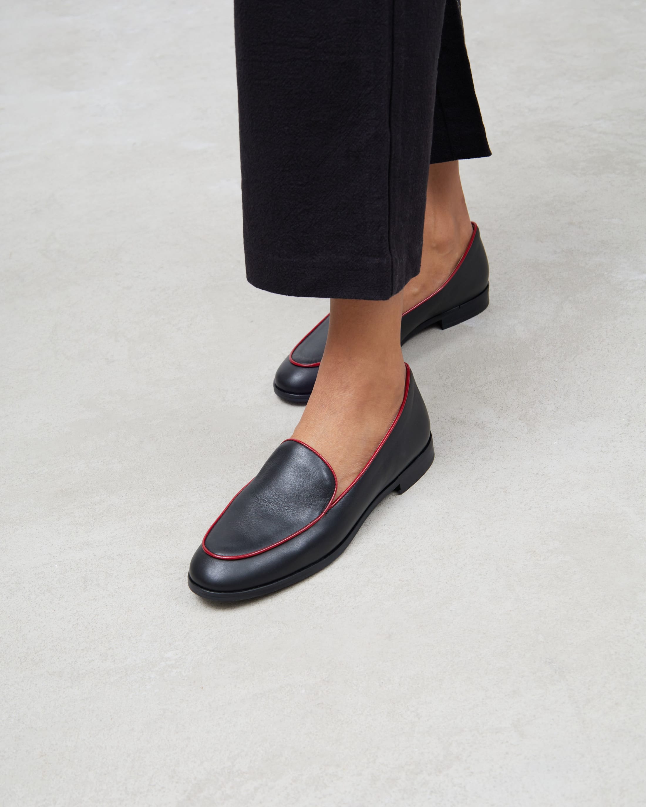 Черные кожаные лоферы - Image 6 of 7