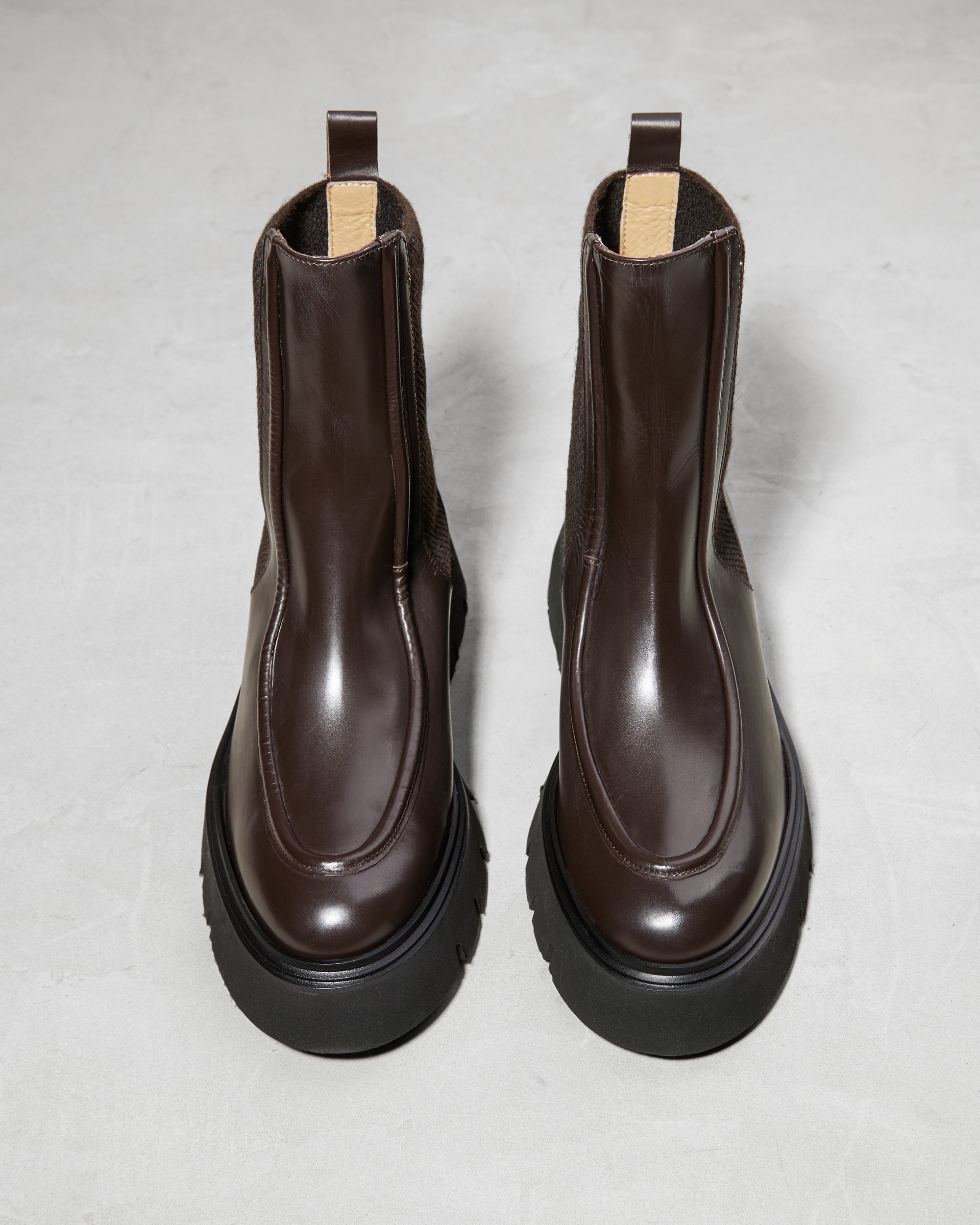 Темно-коричневые кожаные ботинки - Image 3 of 6