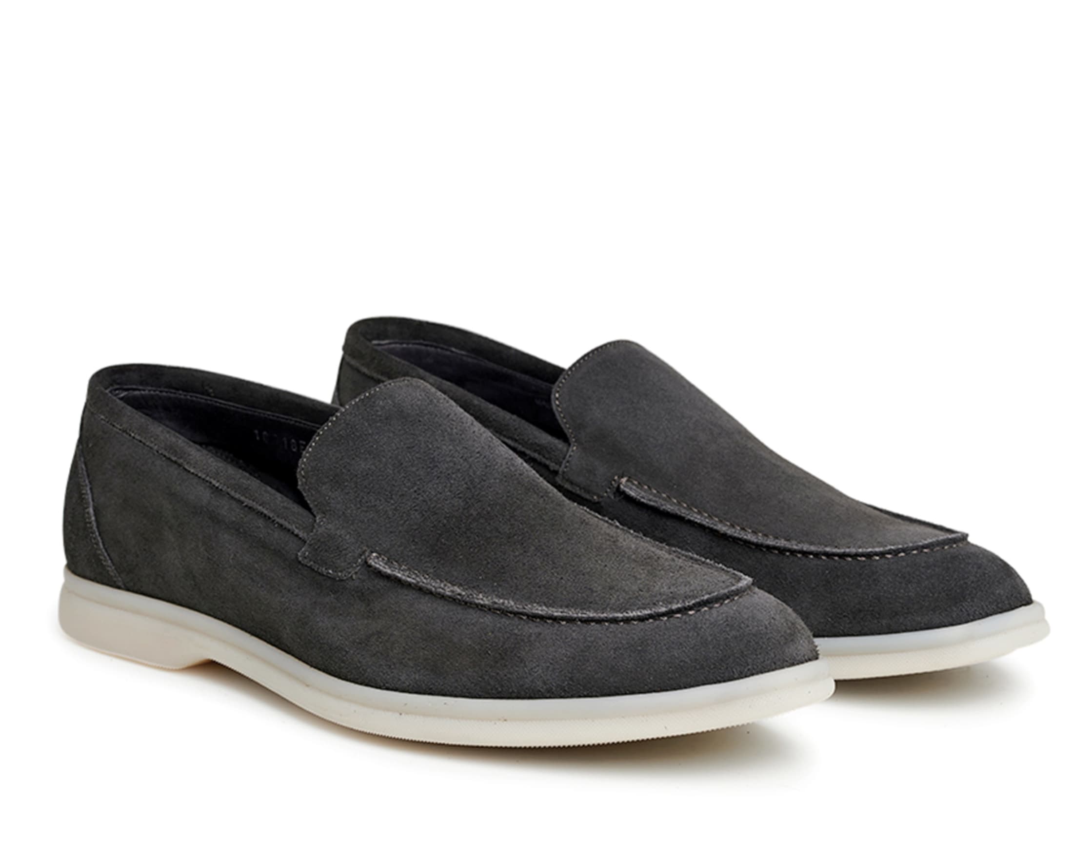 Мужские серые замшевые лоферы - Image 2 of 4