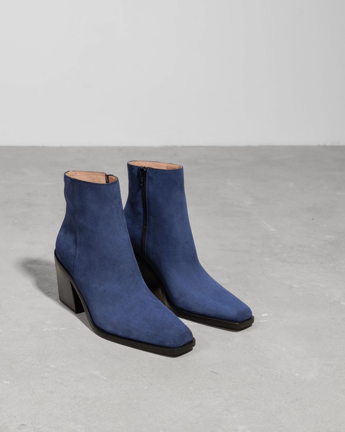 Синие замшевые ботильоны - Image 3 of 8