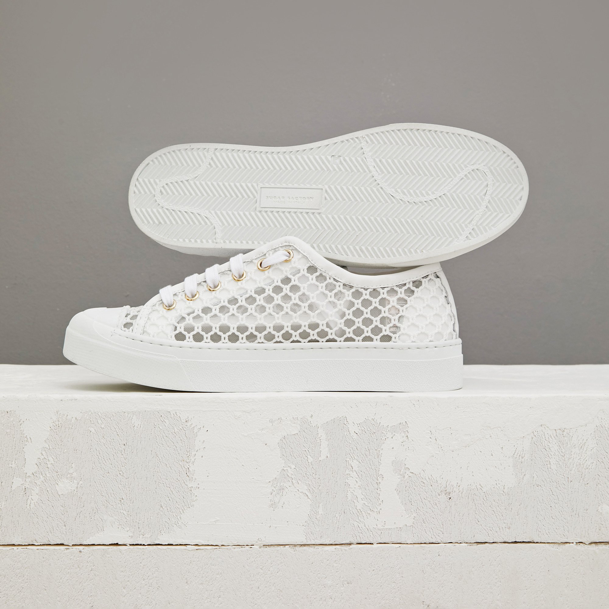 Белые текстильные кеды - Image 2 of 5