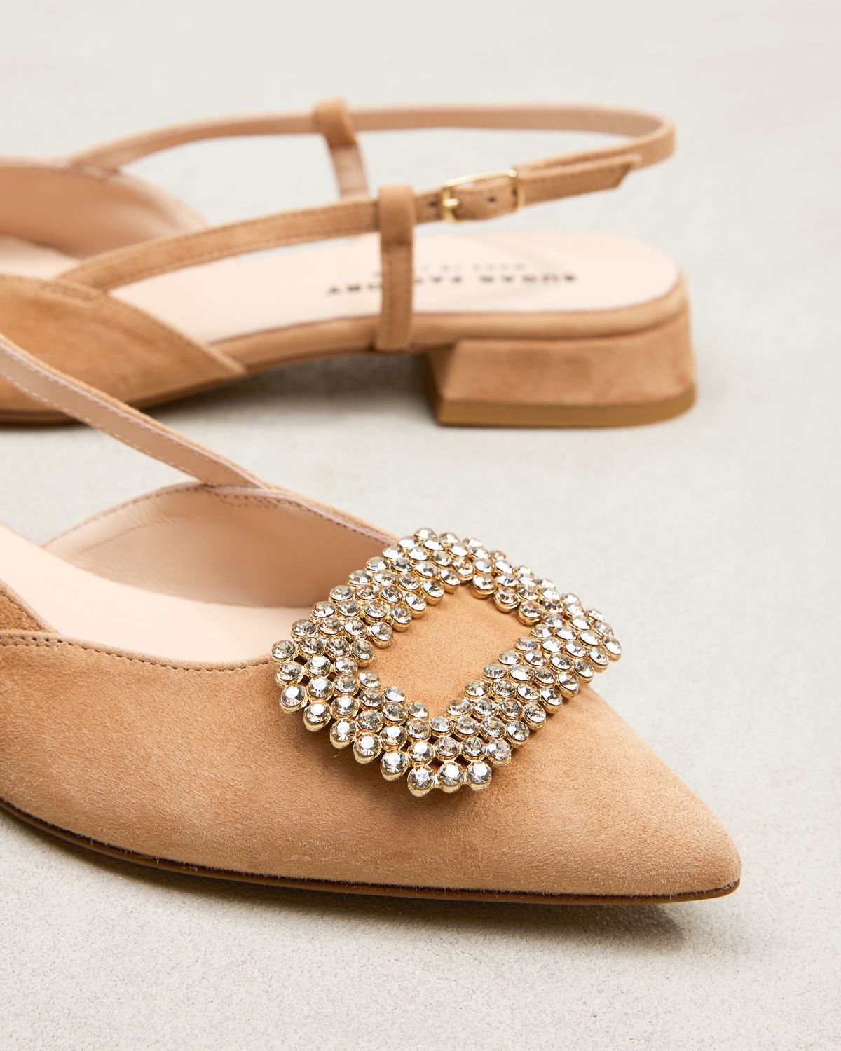 Песочные замшевые туфли - Image 4 of 7