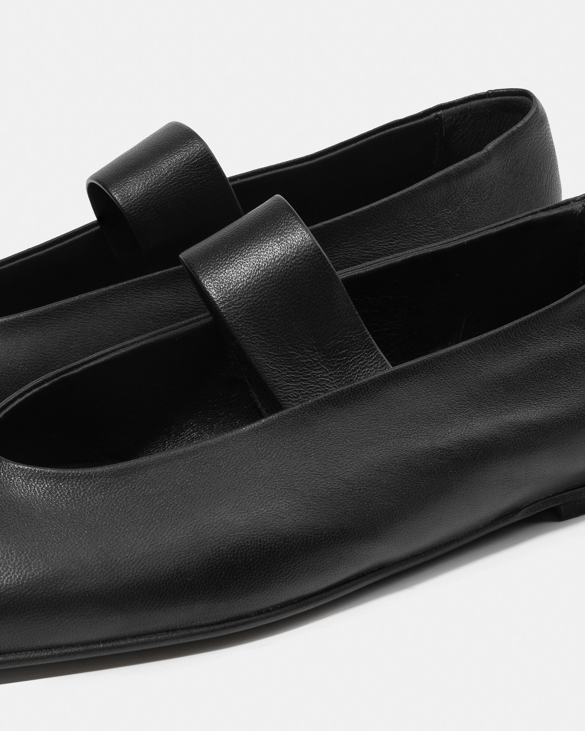 Черные кожаные туфли с ремешком - Image 4 of 4