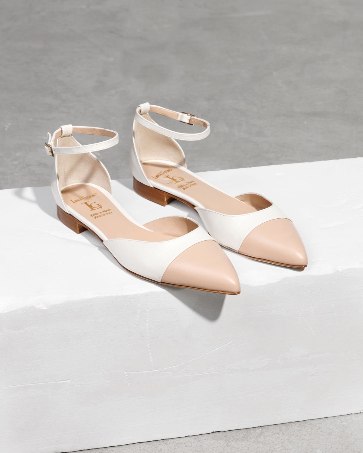 Белые кожаные туфли - Image 3 of 6