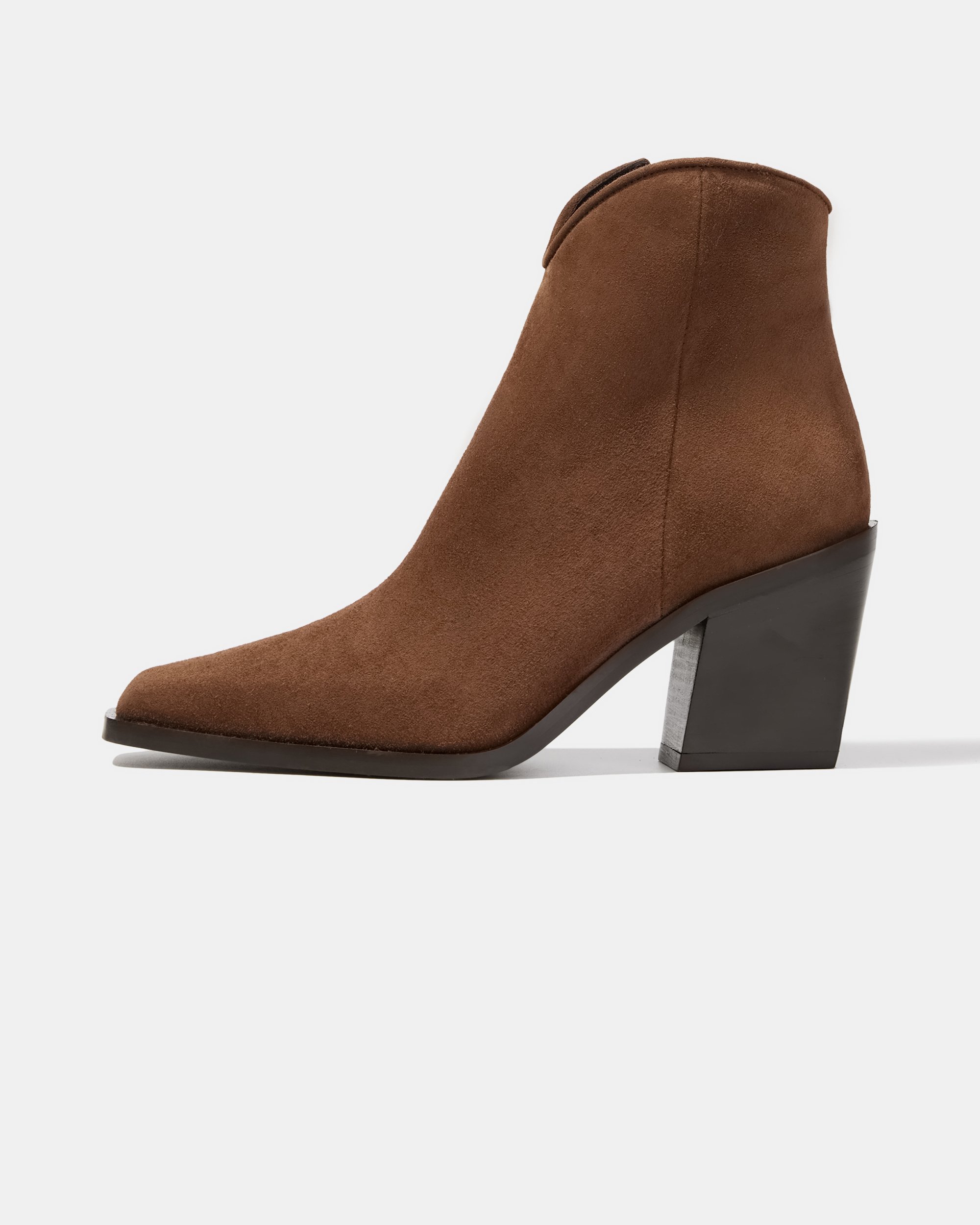 Коричневые замшевые ботинки - Main image