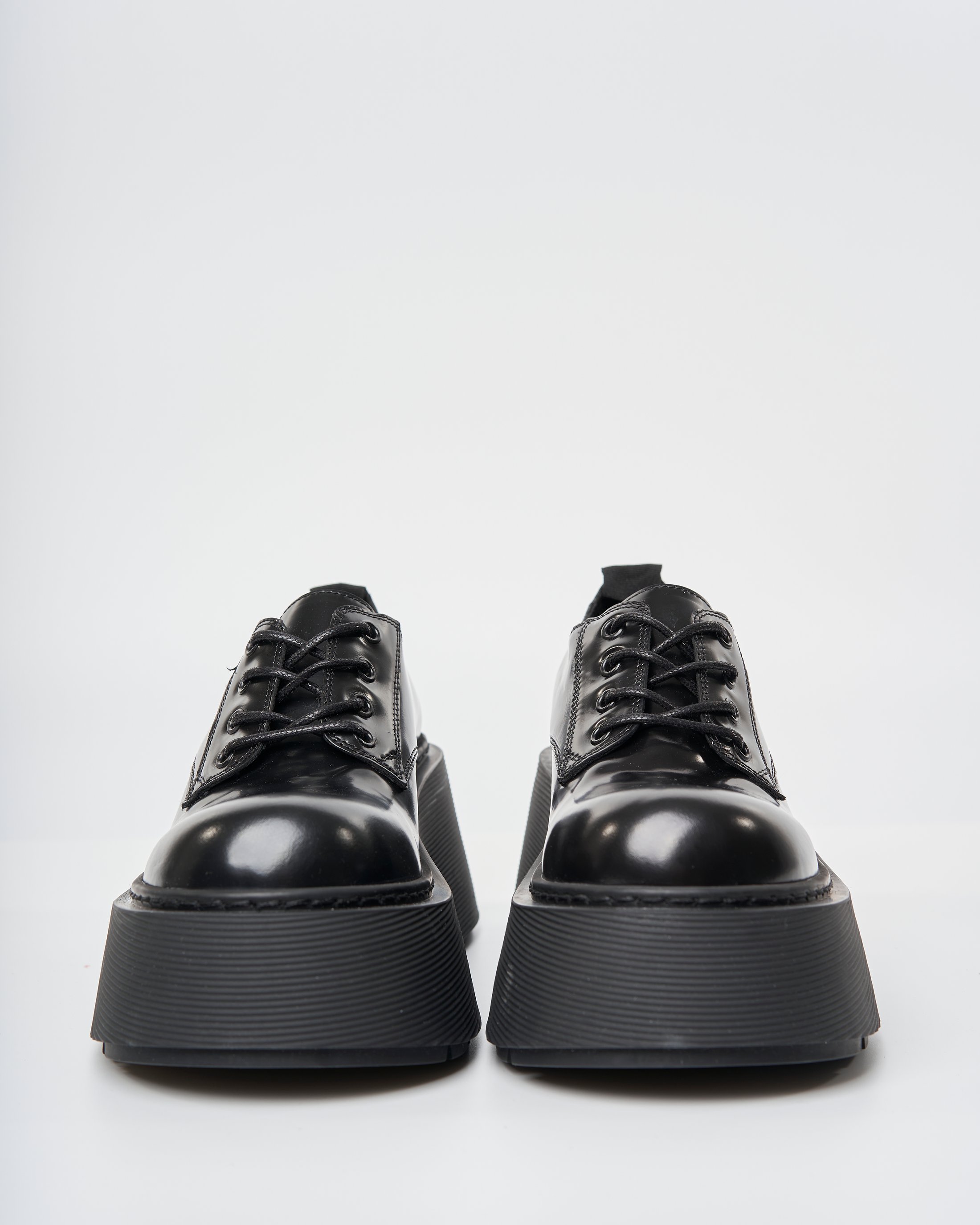 Черные кожаные полуботинки - Image 4 of 6