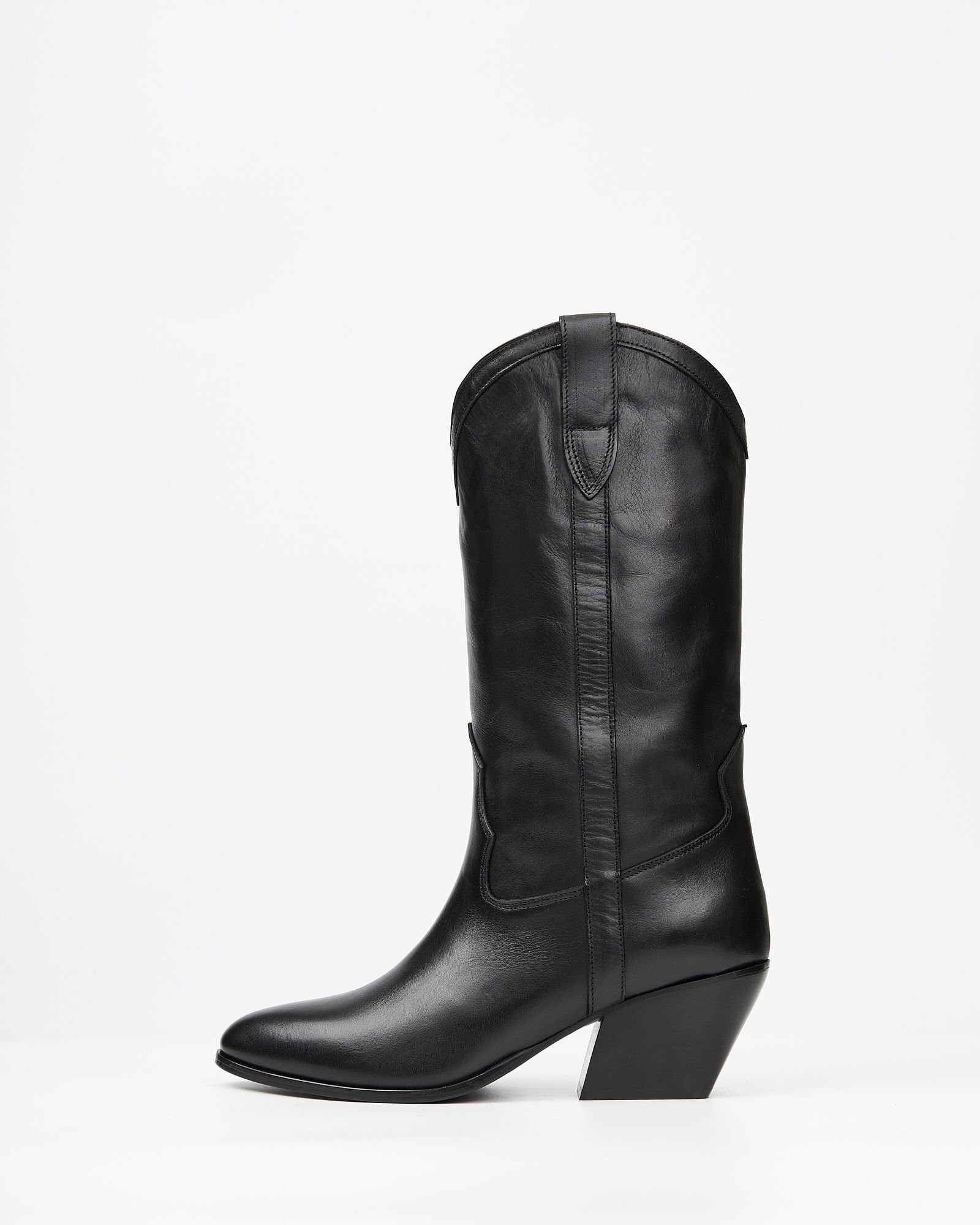 Черные кожаные сапоги - Image 2 of 5