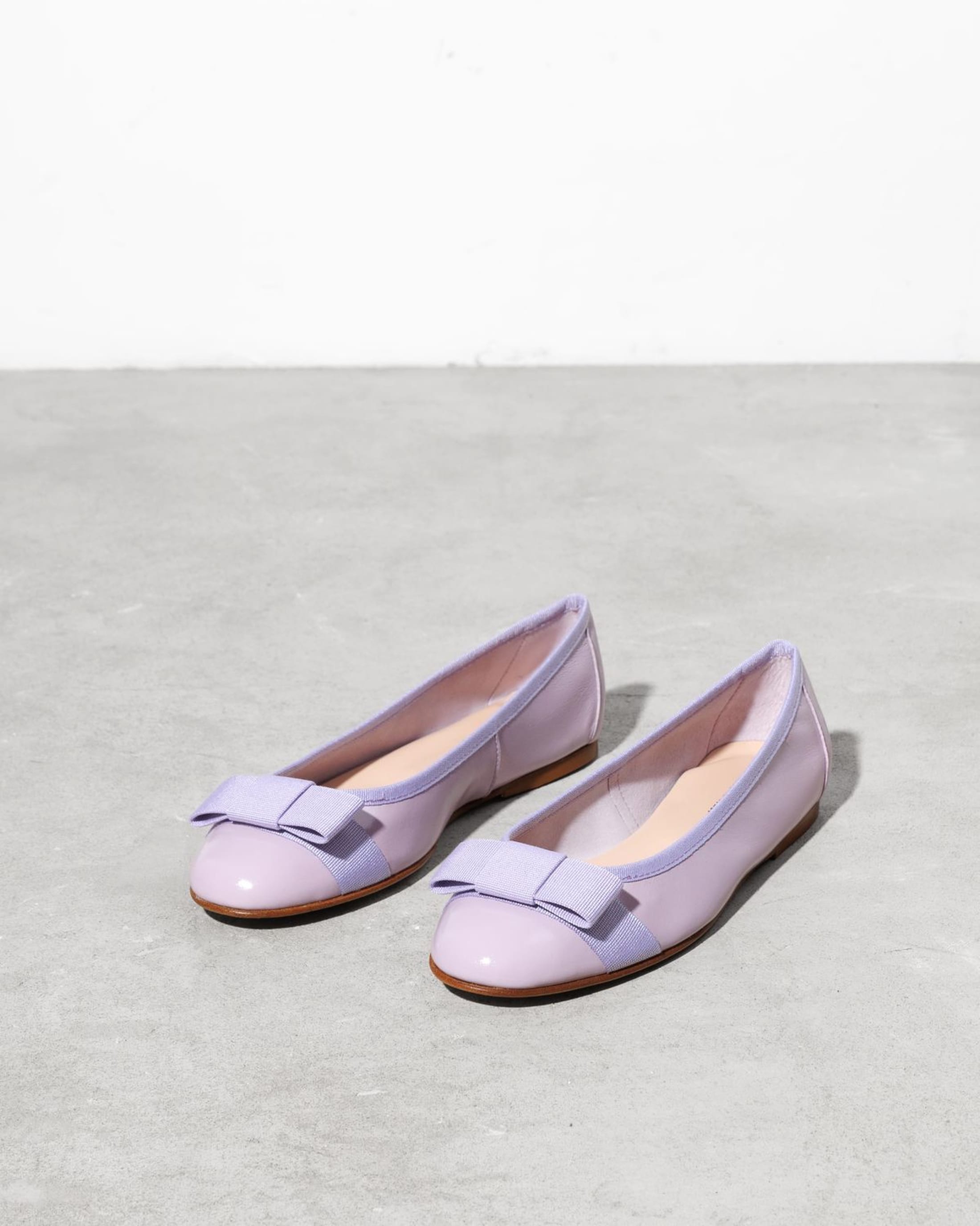 Лиловые кожаные балетки - Image 3 of 4