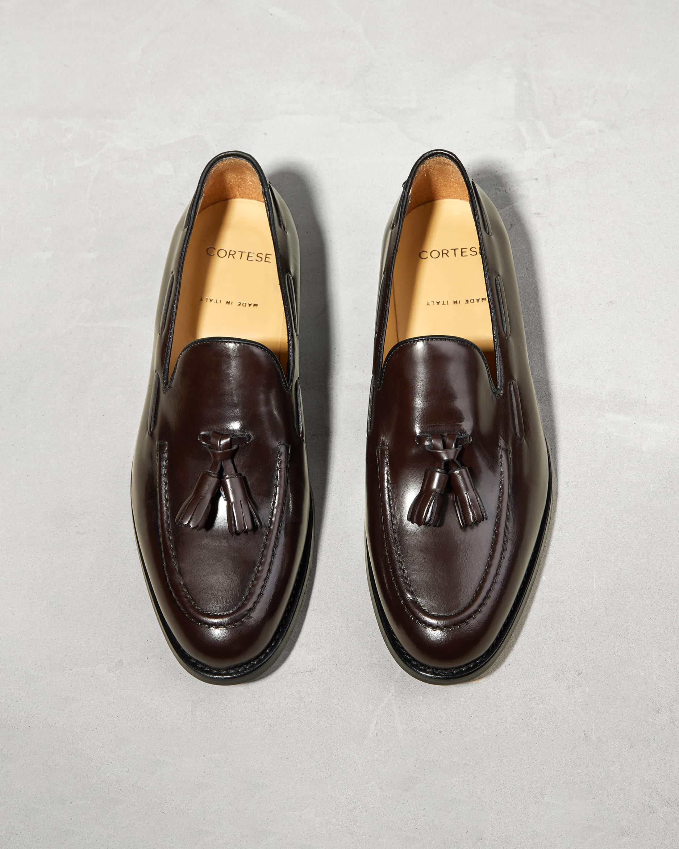 Темно-коричневые кожаные туфли - Image 2 of 5