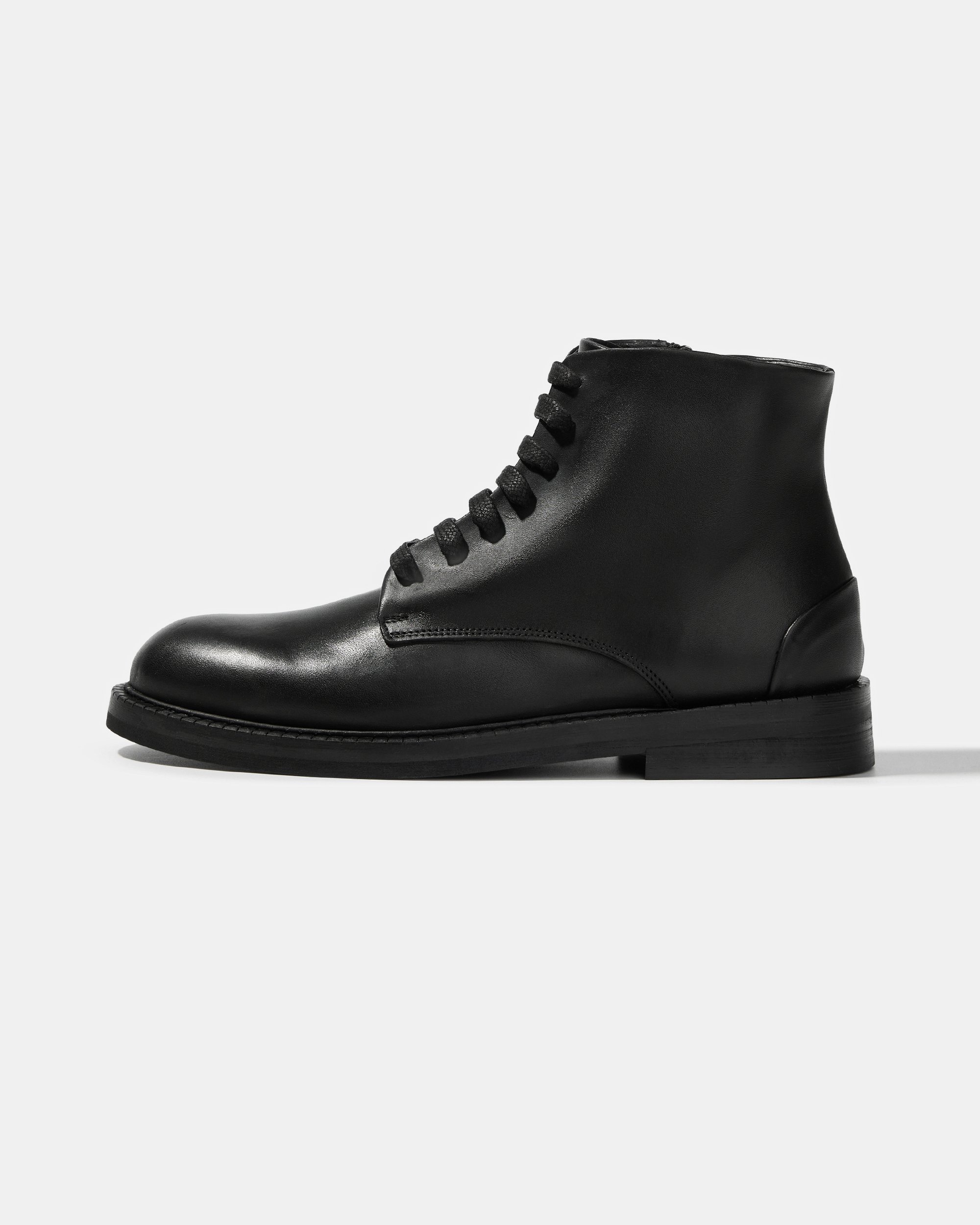Черные ботинки из натуральной кожи - Main image