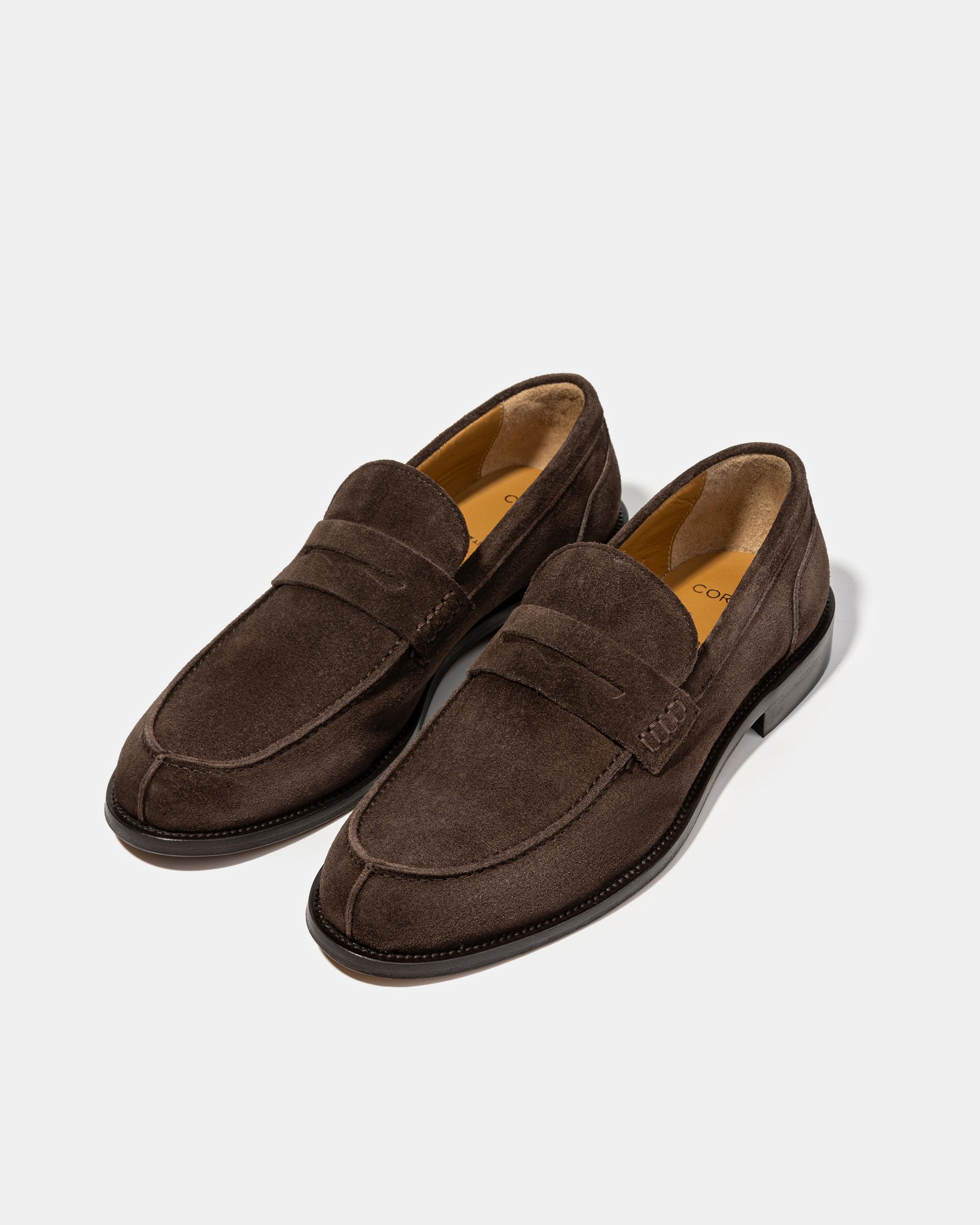 Темно-коричневые замшевые лоферы - Image 2 of 5