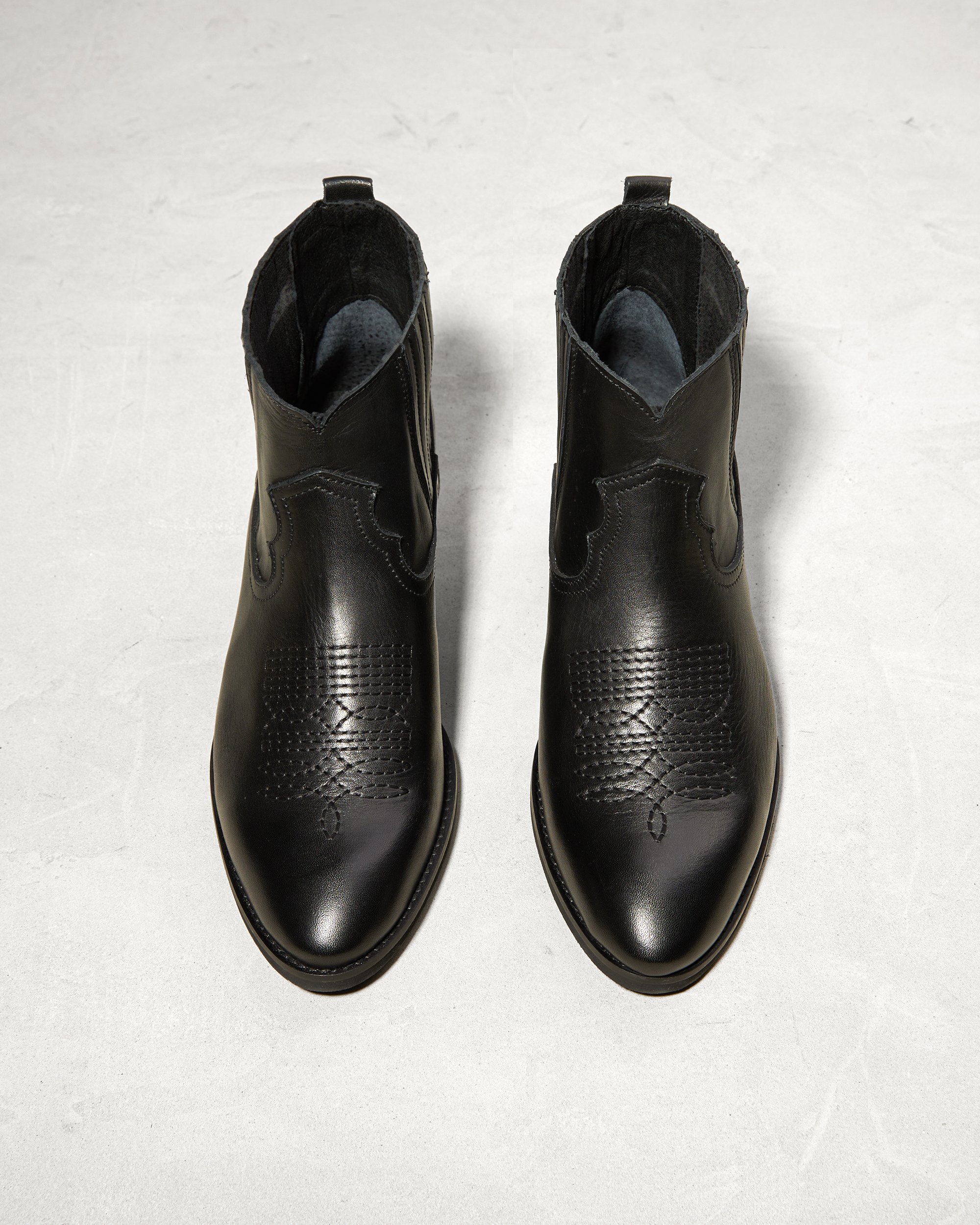Черные кожаные ботинки - Image 2 of 4