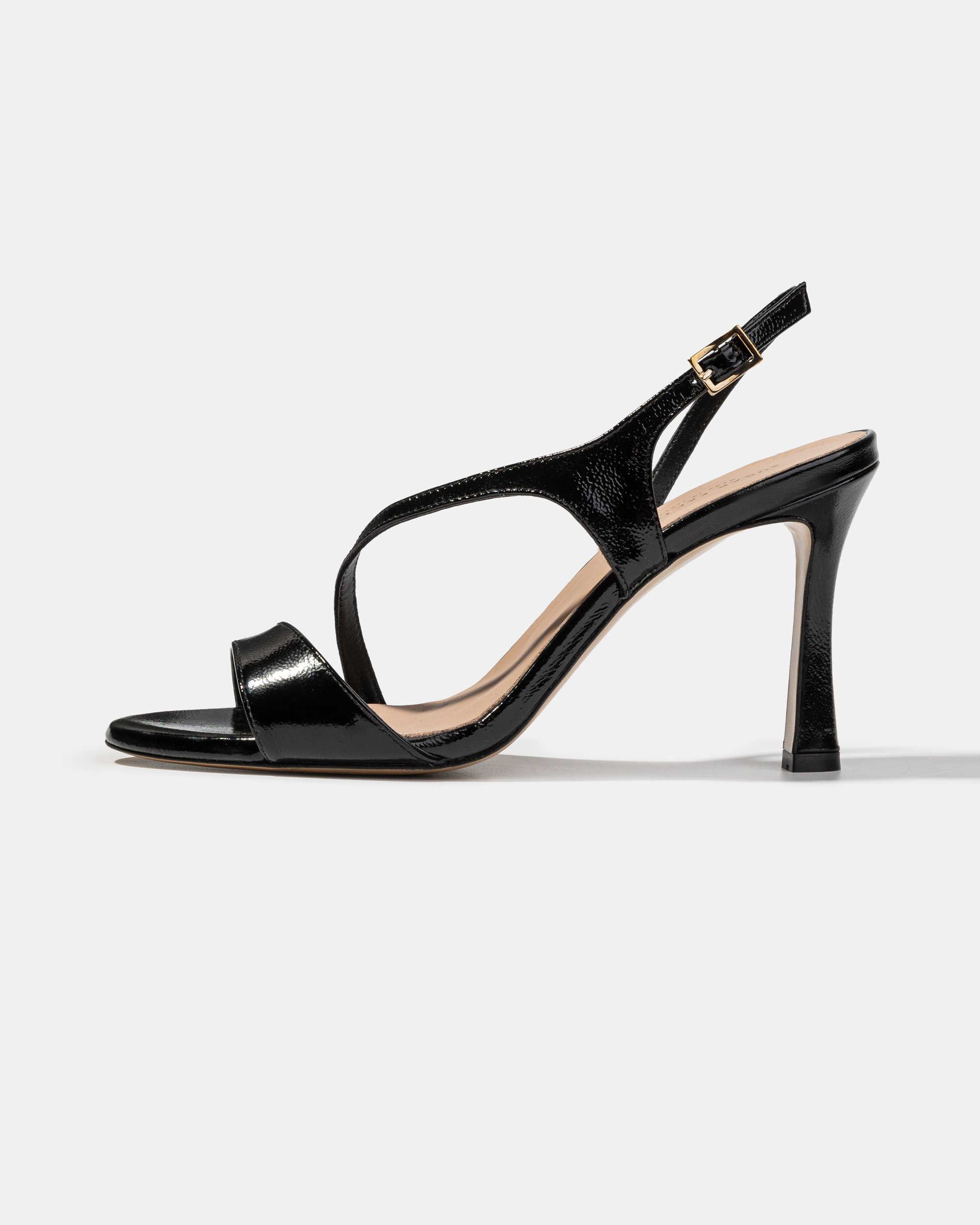 Черные босоножки из натуральной кожи - Main image