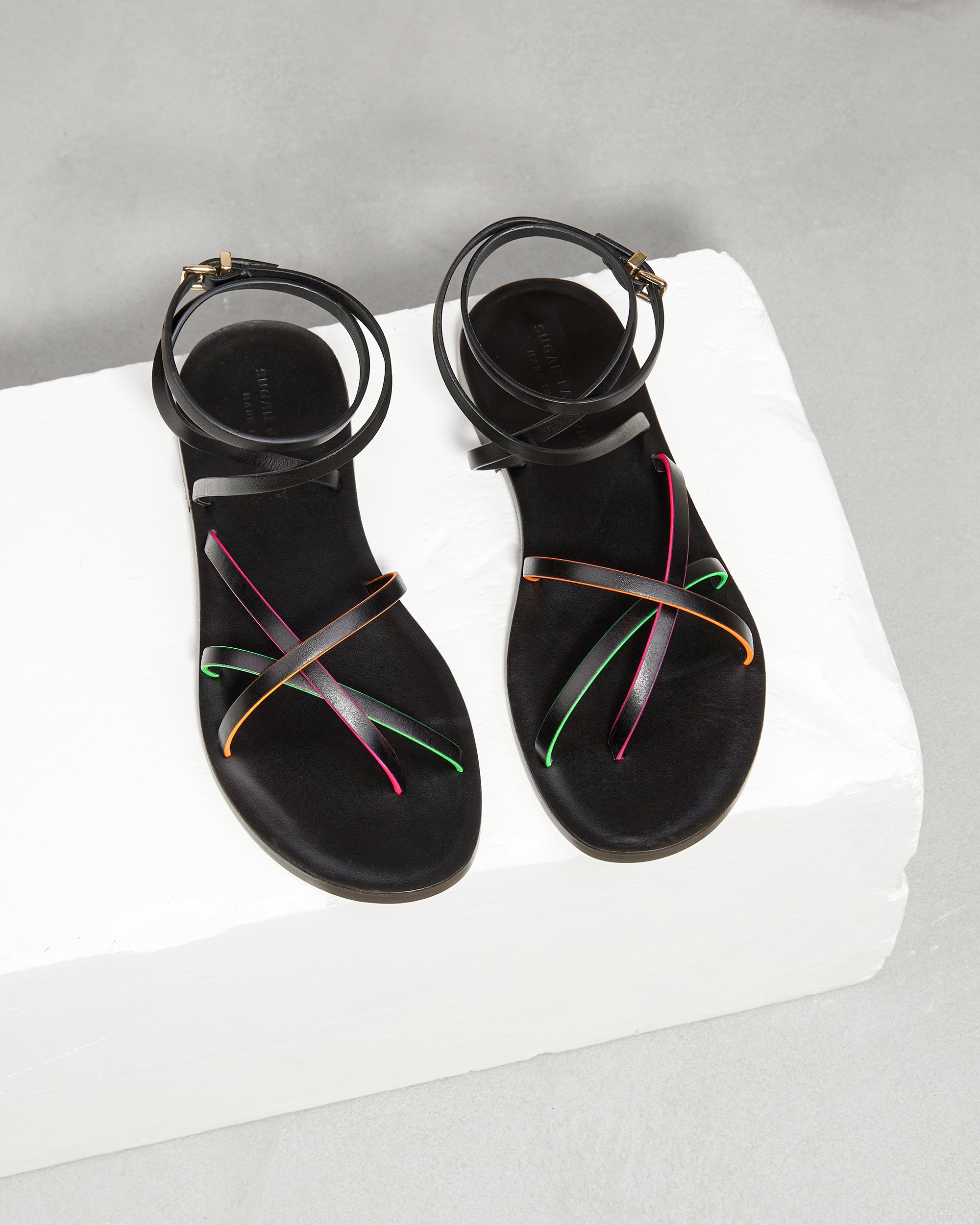 Черные кожаные босоножки - Image 2 of 6