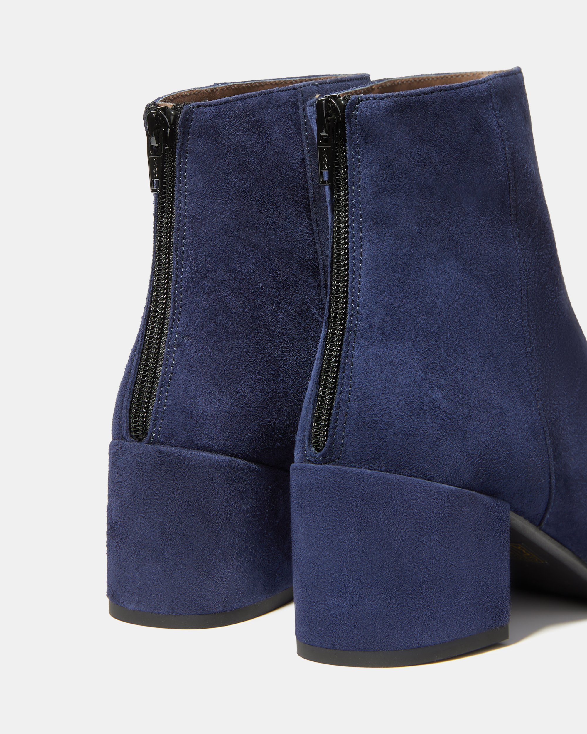 Темно-синие замшевые ботильоны - Image 4 of 4