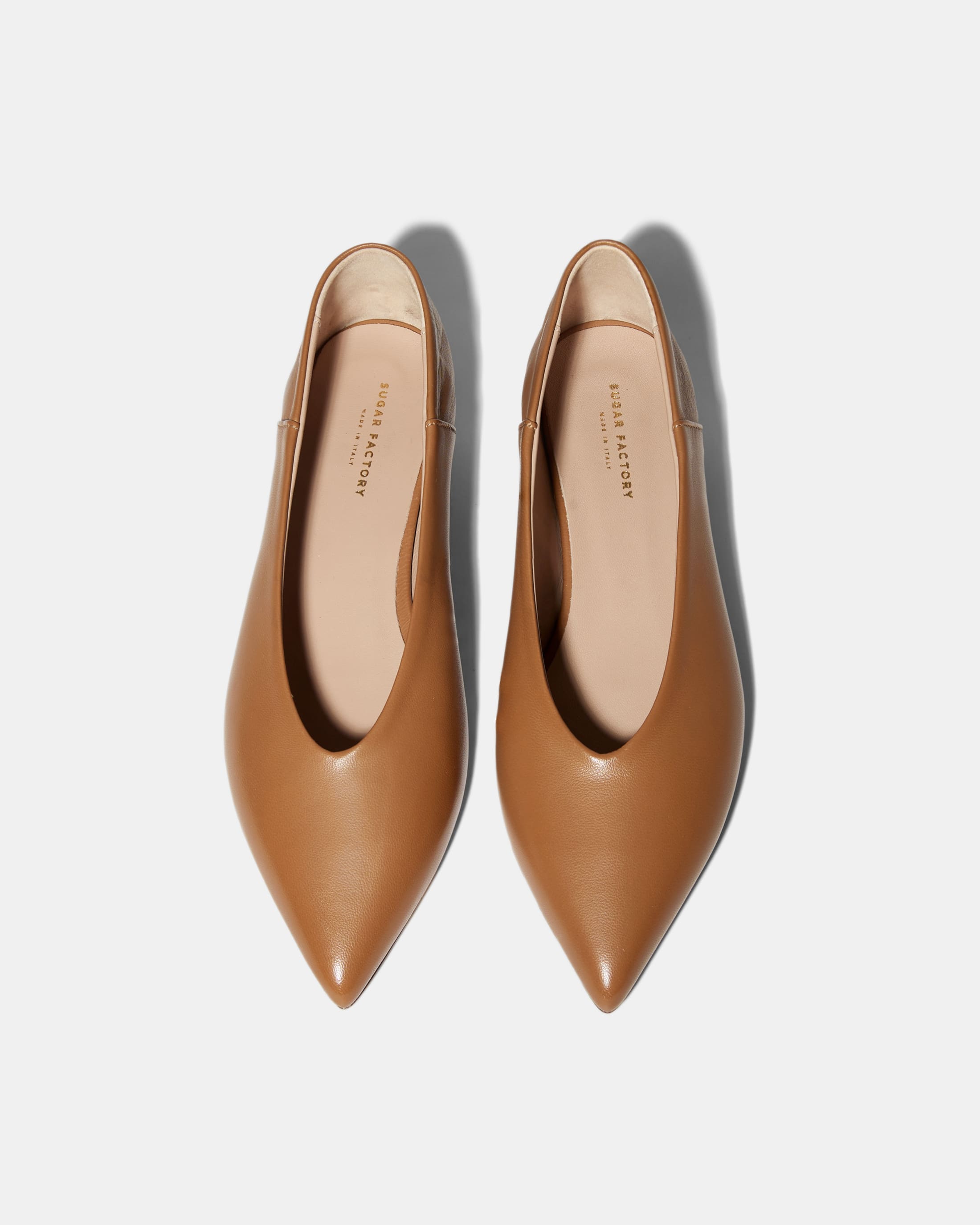 Коричневые туфли из натуральной кожи 