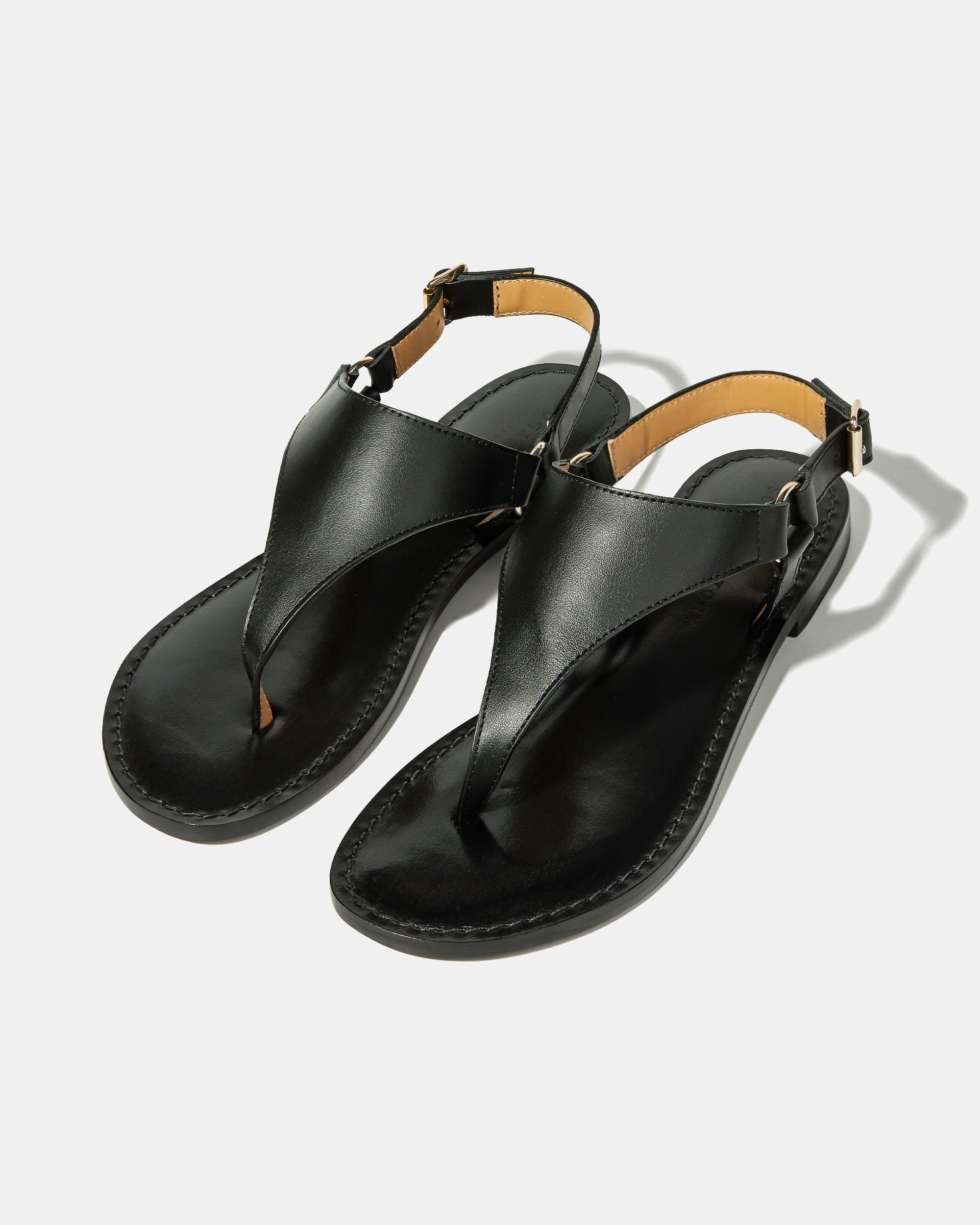 Черные кожаные сандалии - Image 2 of 4