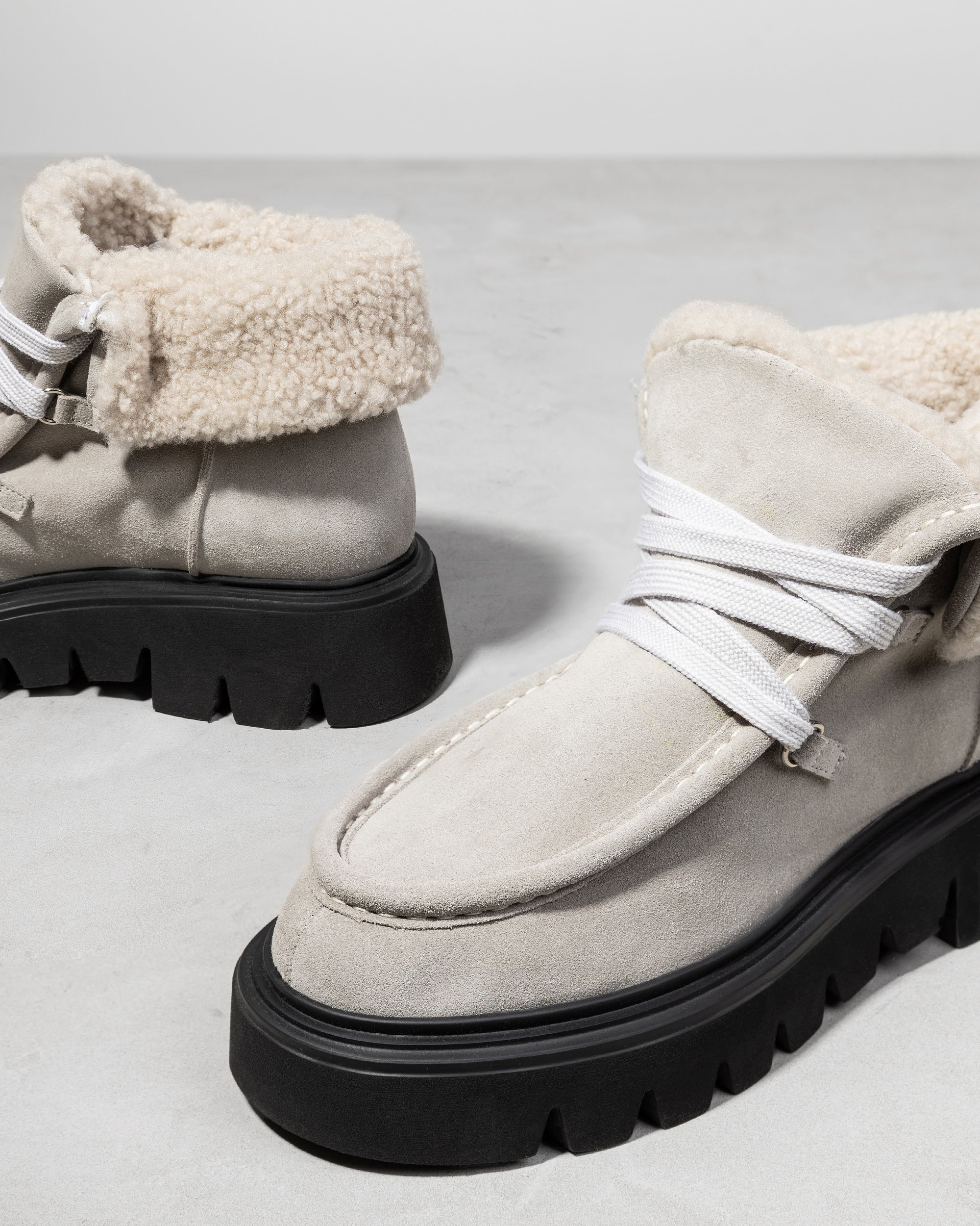 Зимние светло-серые ботинки - Image 3 of 4