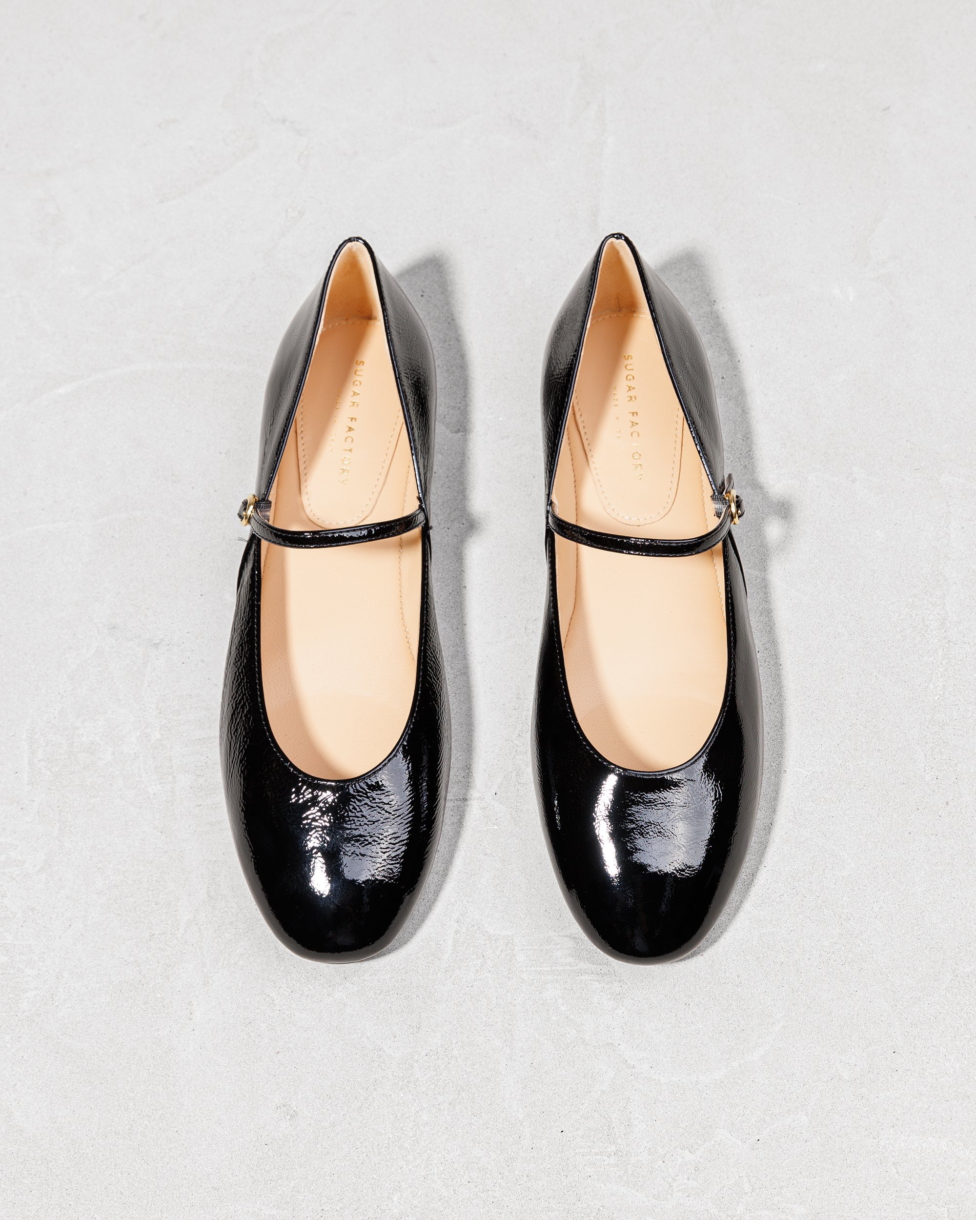 Черные лаковые туфли на плоской подошве - Image 3 of 5