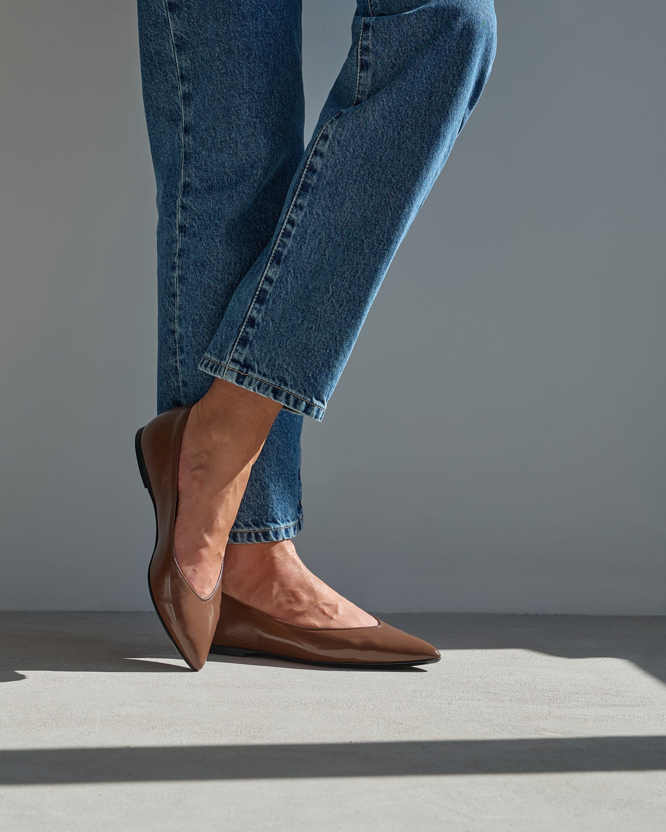 Классические коричневые туфли из натуральной кожи - Image 8 of 9