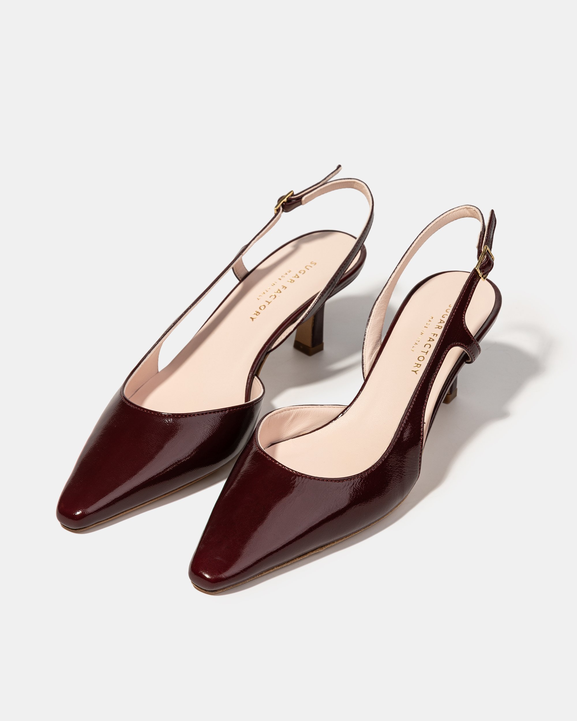 Винные лакированные туфли - Image 2 of 4