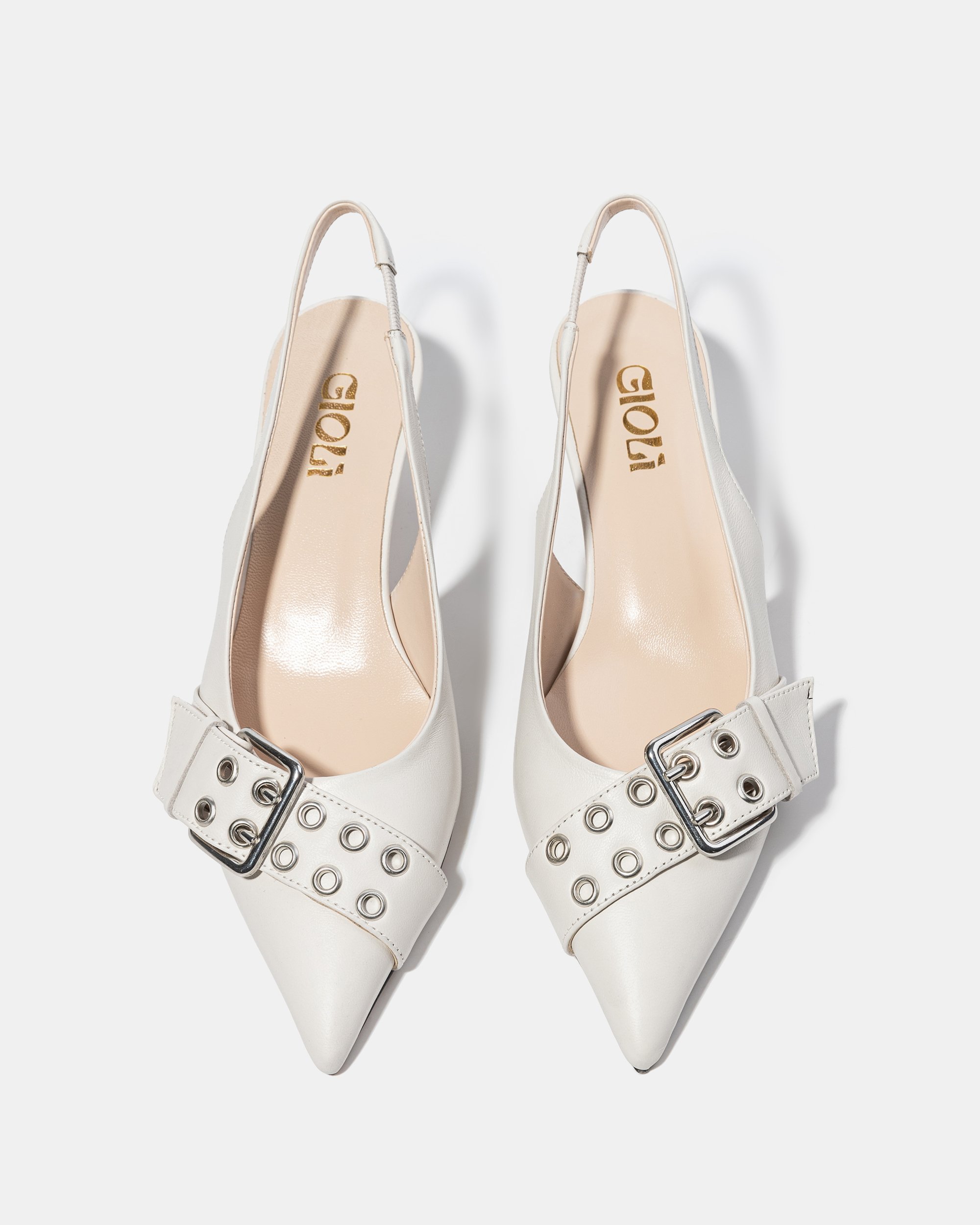 Белые туфли на каблуке - Image 3 of 5