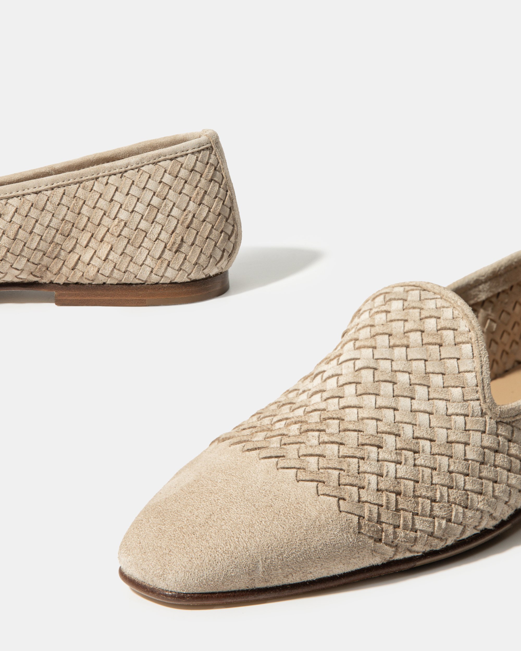 Бежевые замшевые лоферы - Image 4 of 4