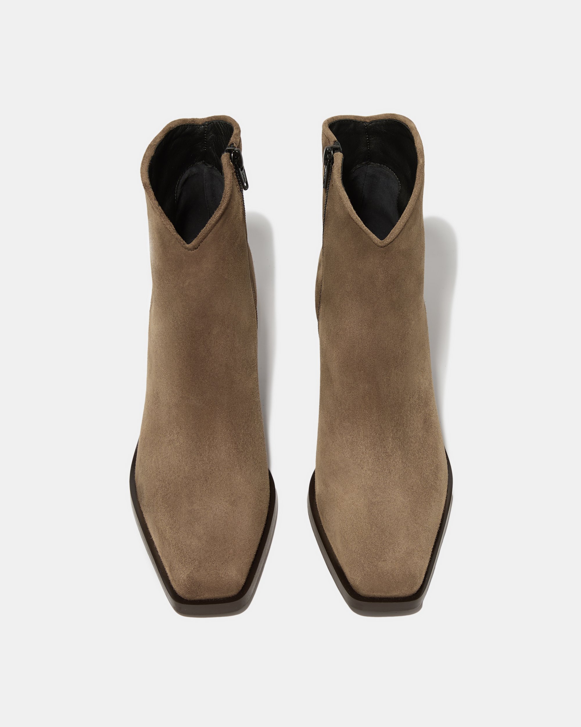 Бежевые замшевые ботильоны - Image 3 of 5