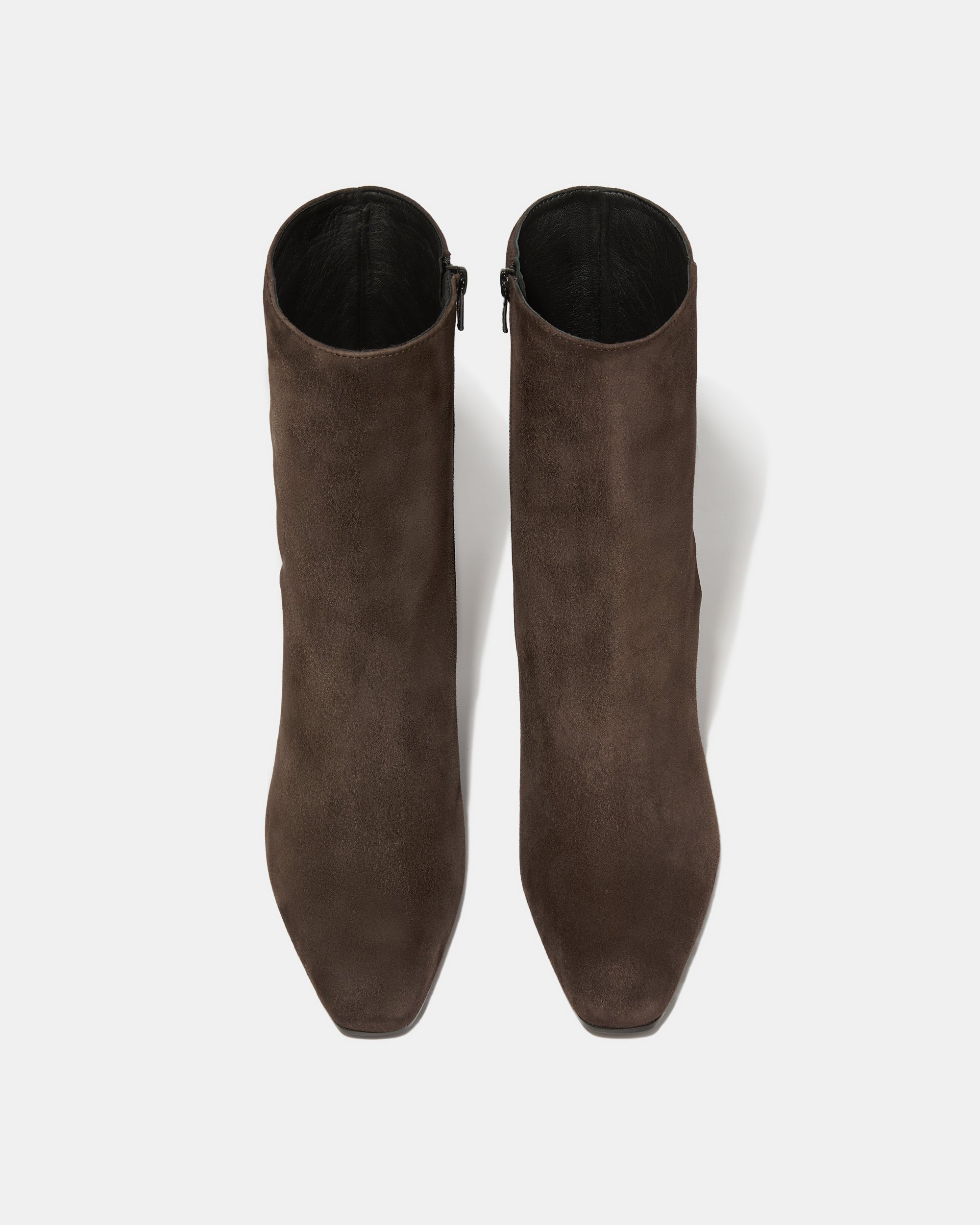 Темно-коричневые замшевые ботильоны - Image 3 of 5
