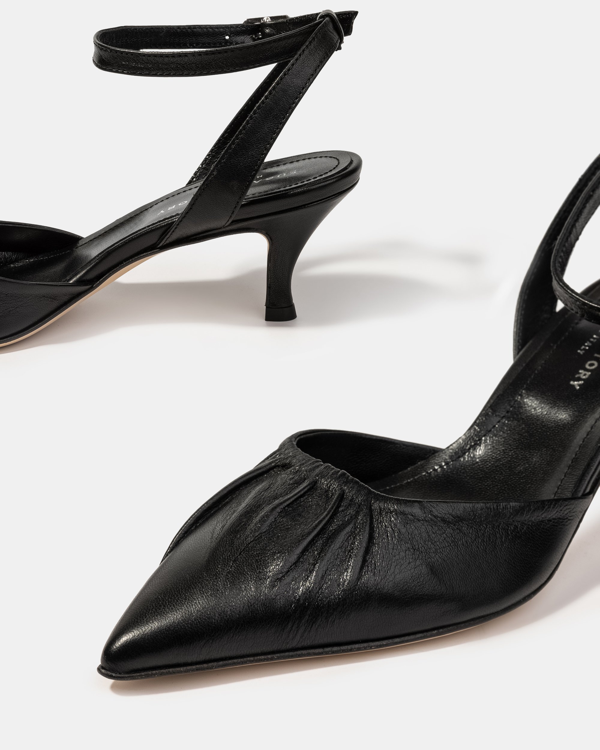 Черные туфли из натуральной кожи - Image 4 of 5